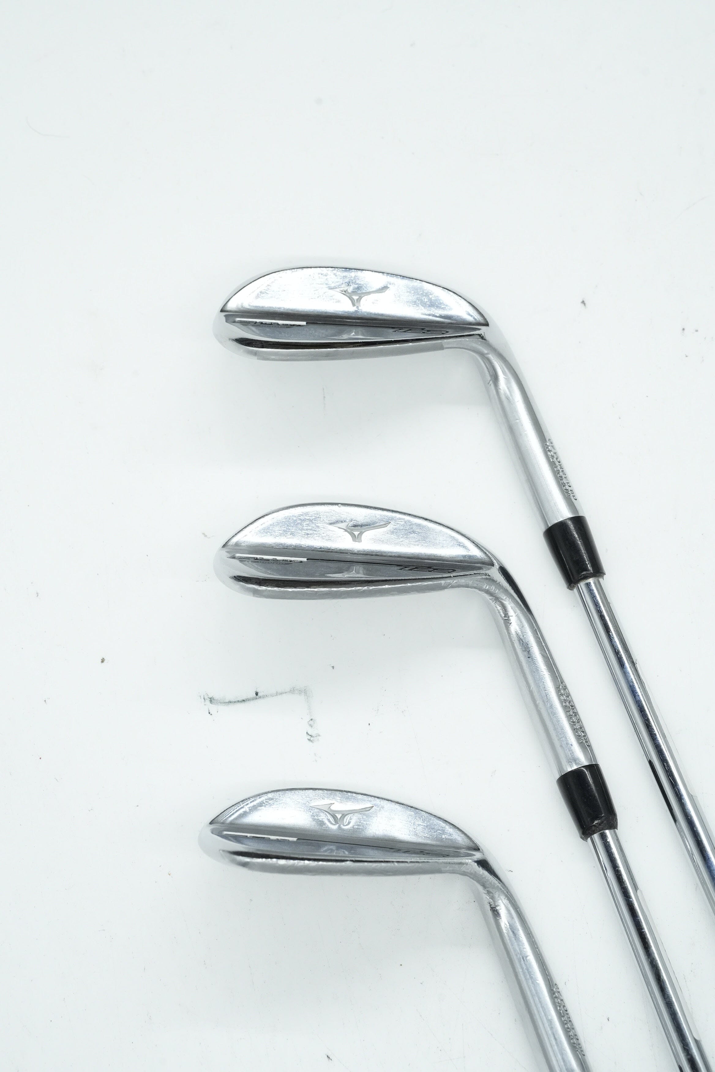 Mizuno T22 Satin Chrome 50, 54, 60 Degree Wedge Set S Flex Golf Clubs GolfRoots