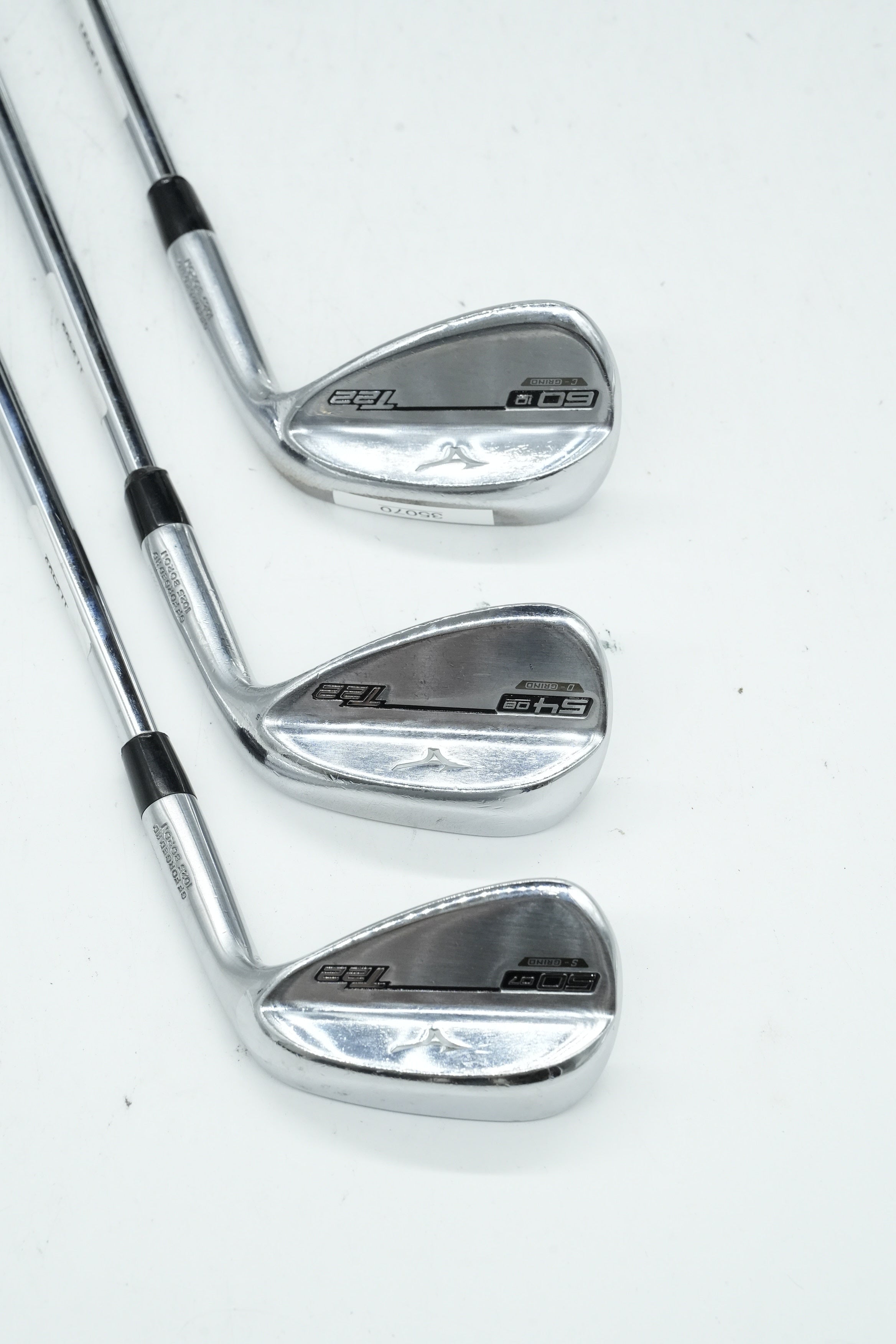 Mizuno T22 Satin Chrome 50, 54, 60 Degree Wedge Set S Flex