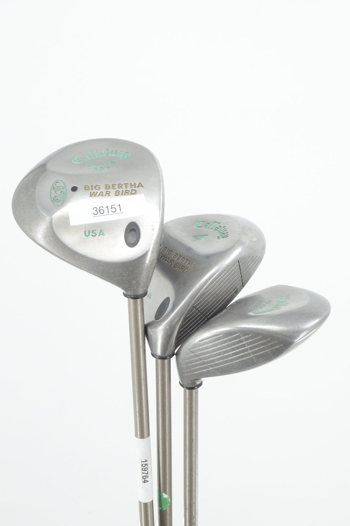 Women's Callaway Big Bertha War Bird D, 4W, 7W Wood Set W Flex Golf Fairway Woods Callaway