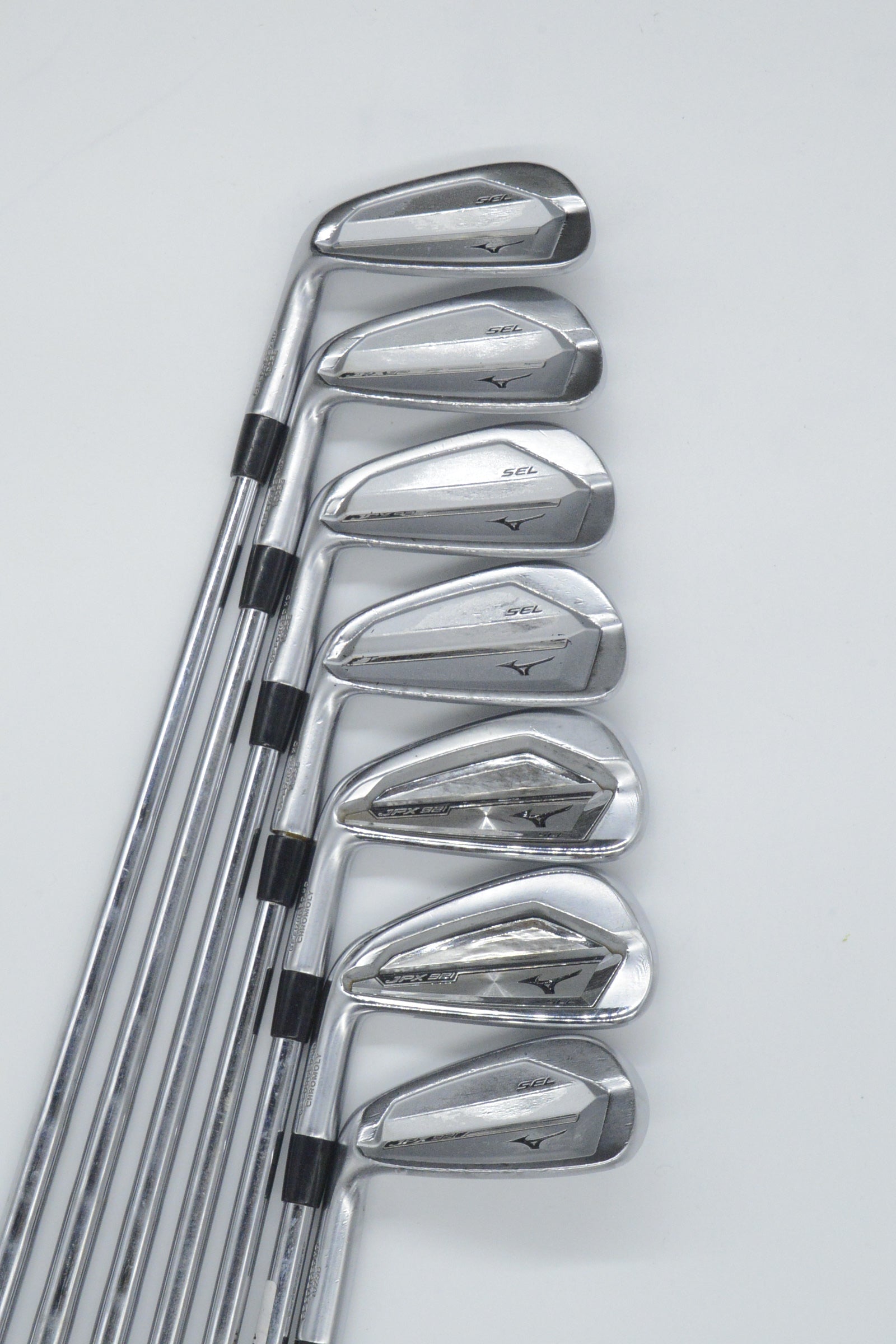Lefty Mizuno JPX 921 SEL 4-PW Iron Set S Flex +0.25"