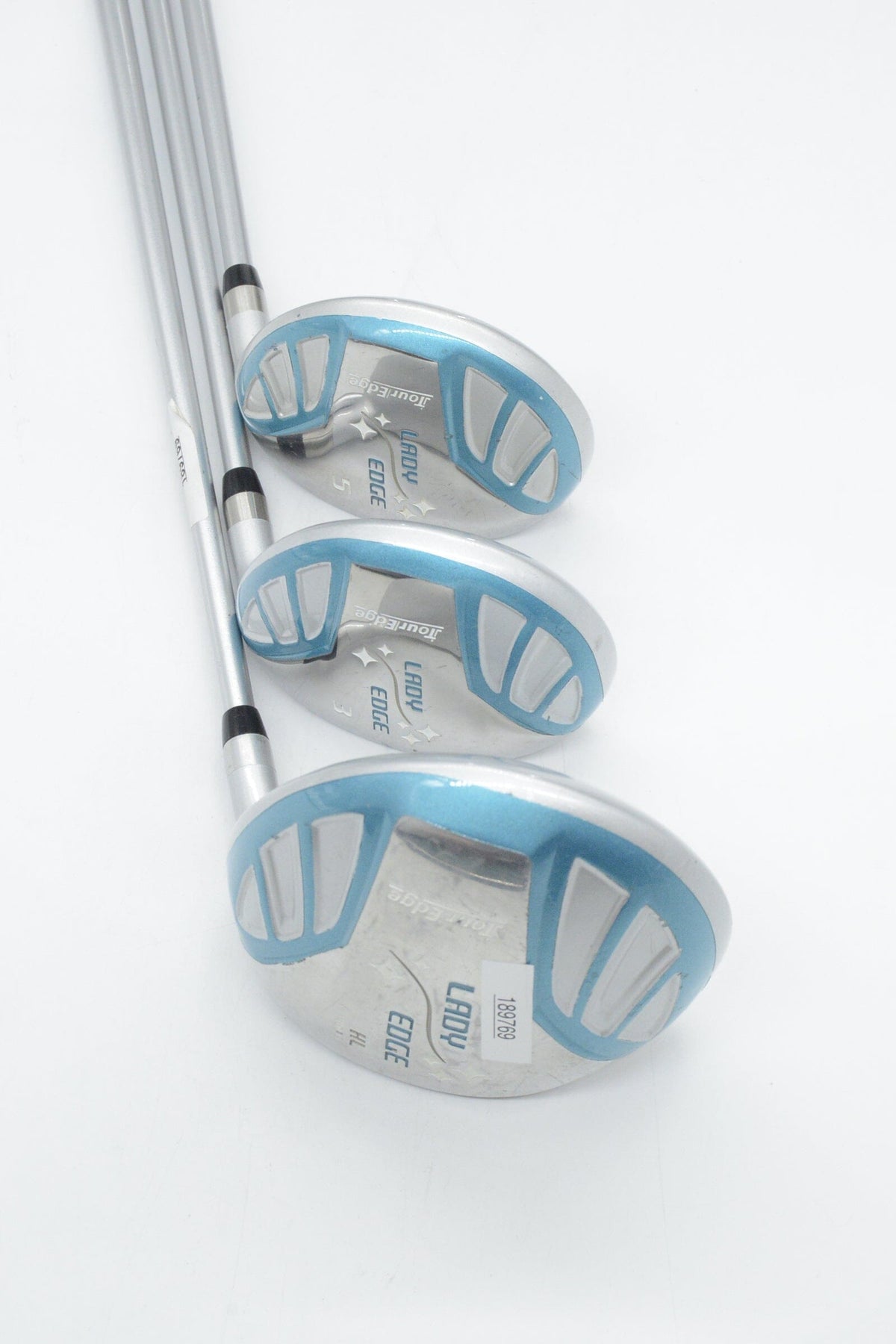 Women's Tour Edge Lady Edge D, 3W, 5W Wood Set W Flex Golf Fairway Woods Tour Edge