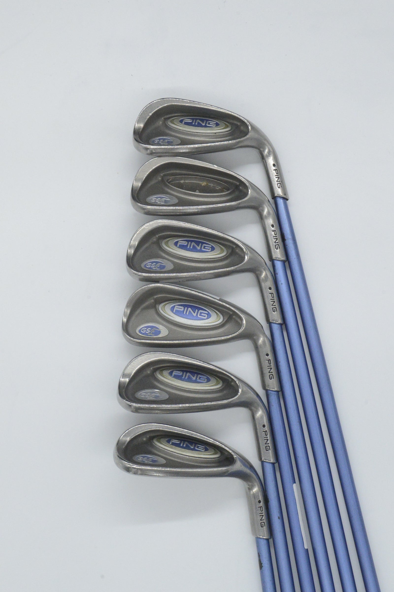 Women's Ping G5 5, 7-PW, SW Iron Set W Flex -0.25"