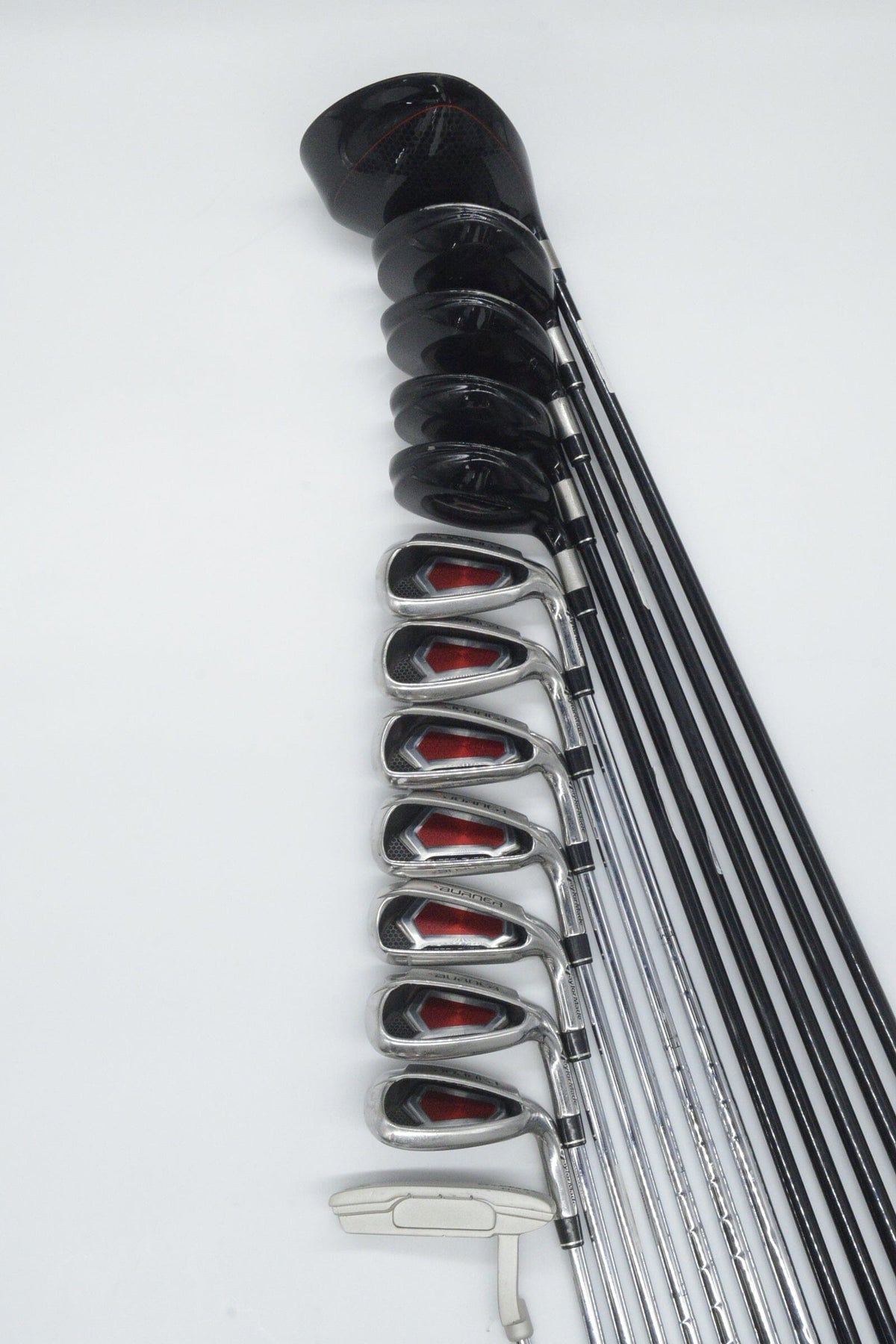 TaylorMade Burner Superlaunch Mixed Full Set S Flex +0.5" Golf Clubs GolfRoots