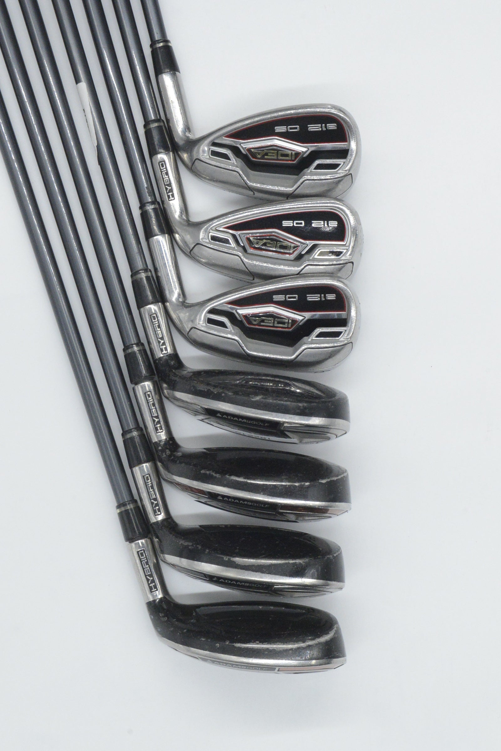 Adams Idea A12OS 4H-7H, 8-PW Iron Set R Flex -0.25"