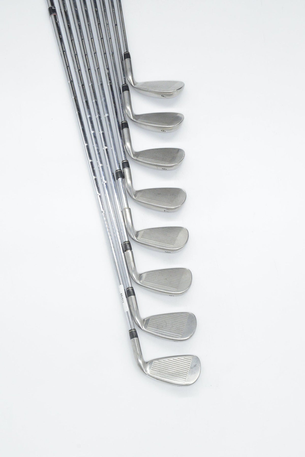 Lefty TaylorMade Rac OS 3-PW Iron Set S Flex +0.25" Golf Iron Sets TaylorMade