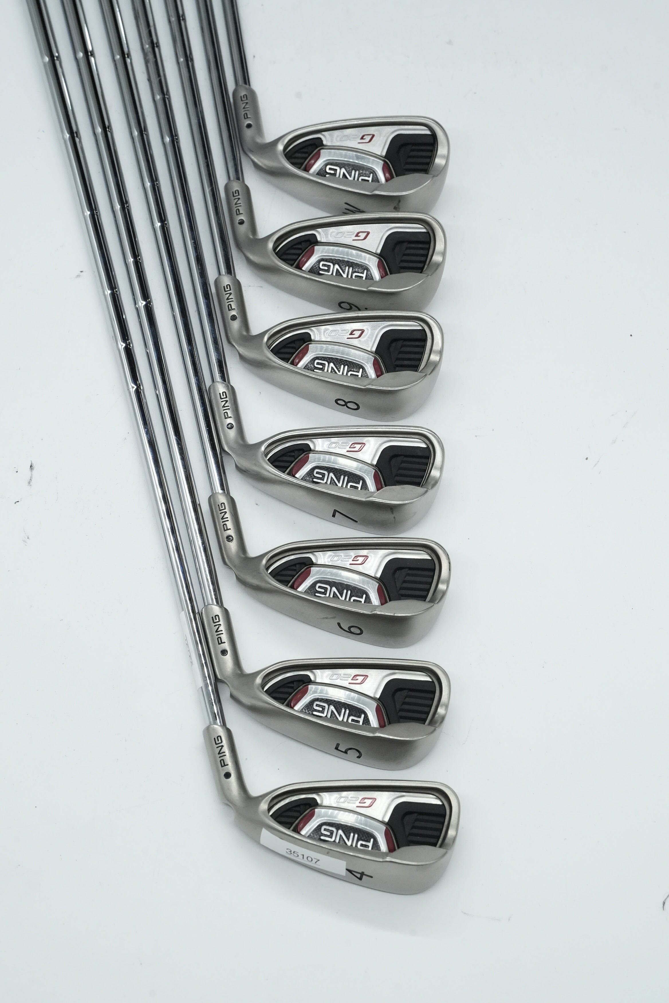 Ping G20 4-PW Iron Set S Flex Std Length Golf Clubs GolfRoots
