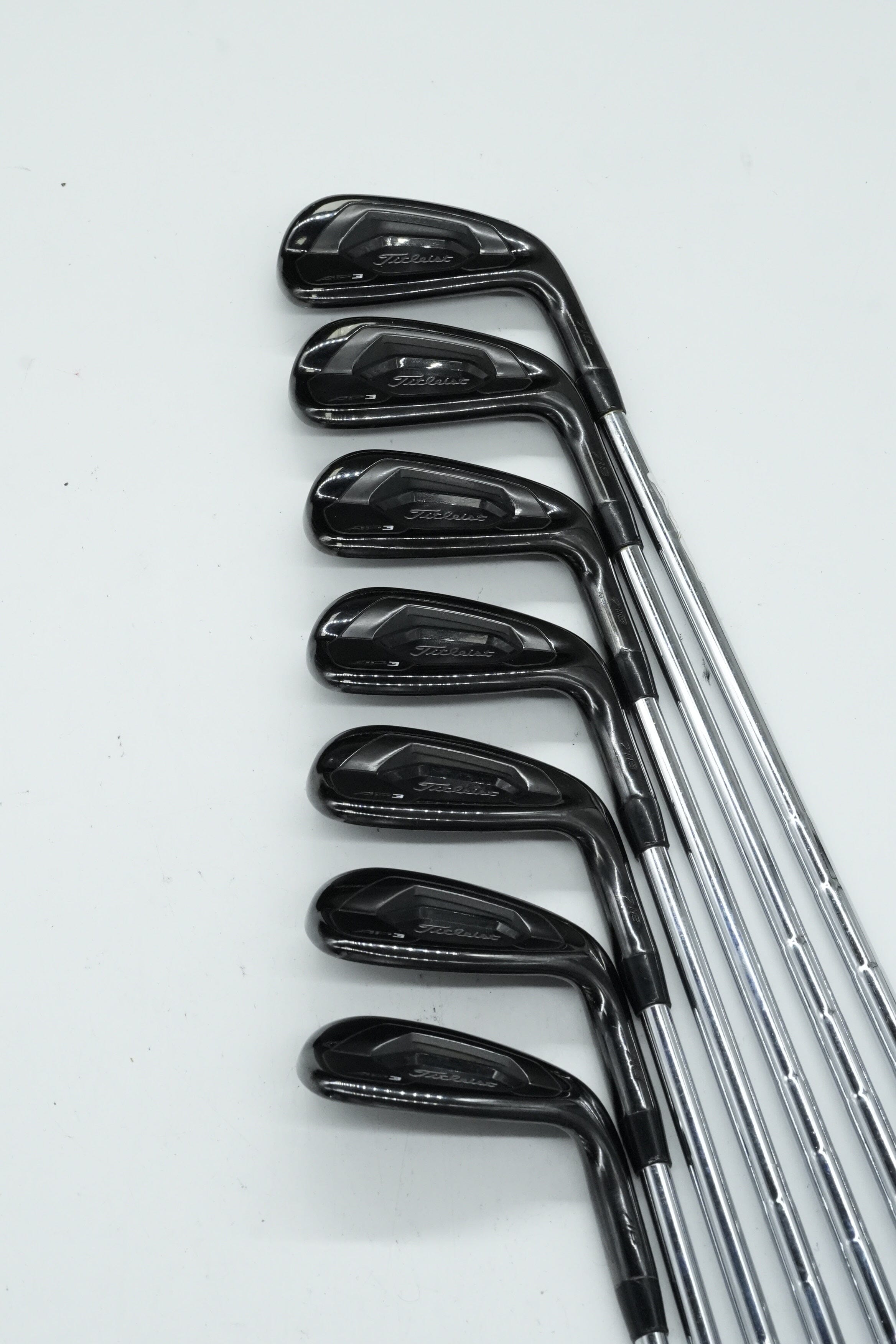 Titleist 718 AP3 Black 5-GW Iron Set S Flex Std Length Golf Clubs GolfRoots