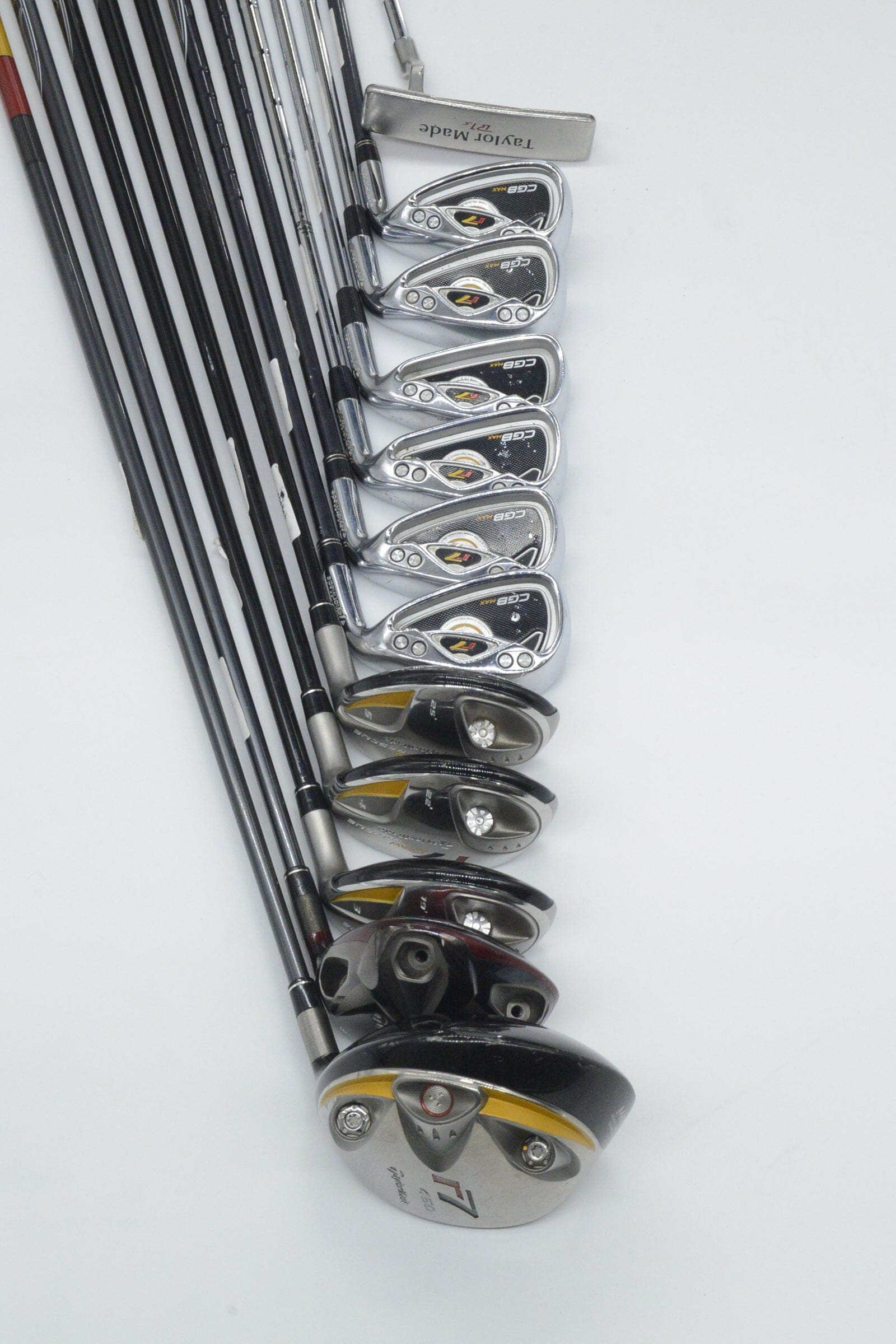 TaylorMade R7 CGB Max Mixed Full Set R Flex Std Length Golf Clubs GolfRoots