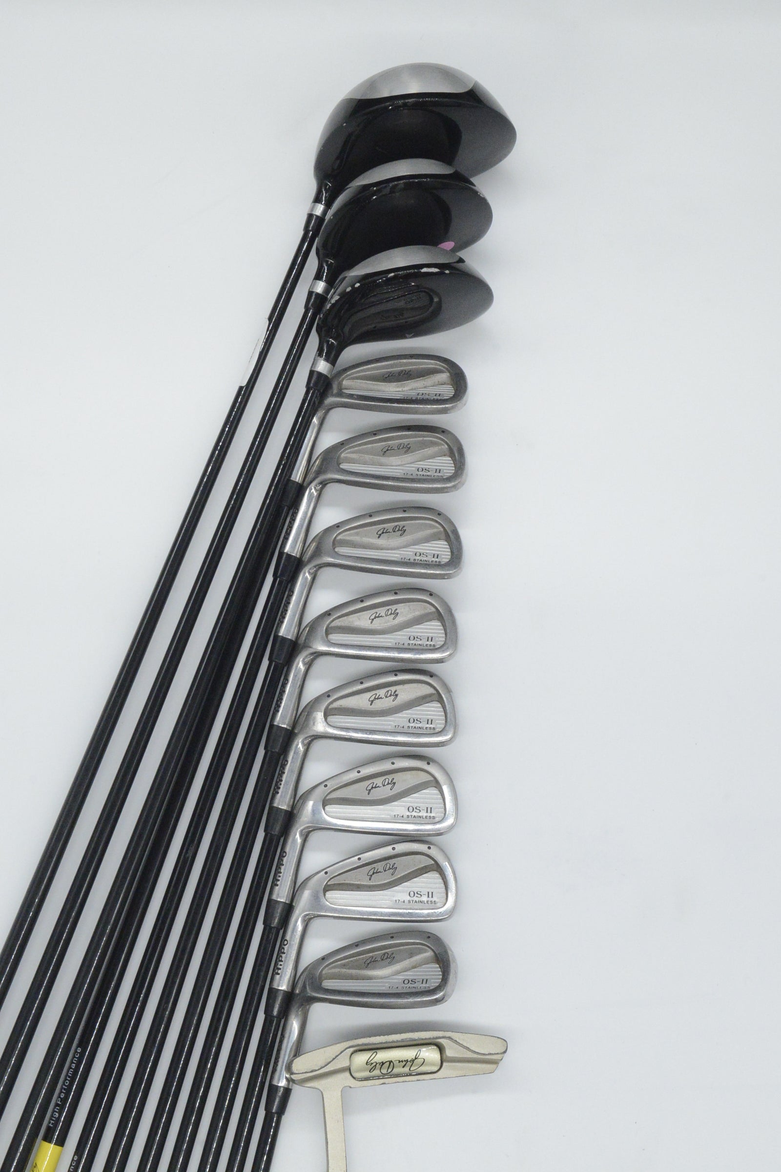 Lefty Hippo John Daly OS-II Mixed Full Set S Flex Std Length