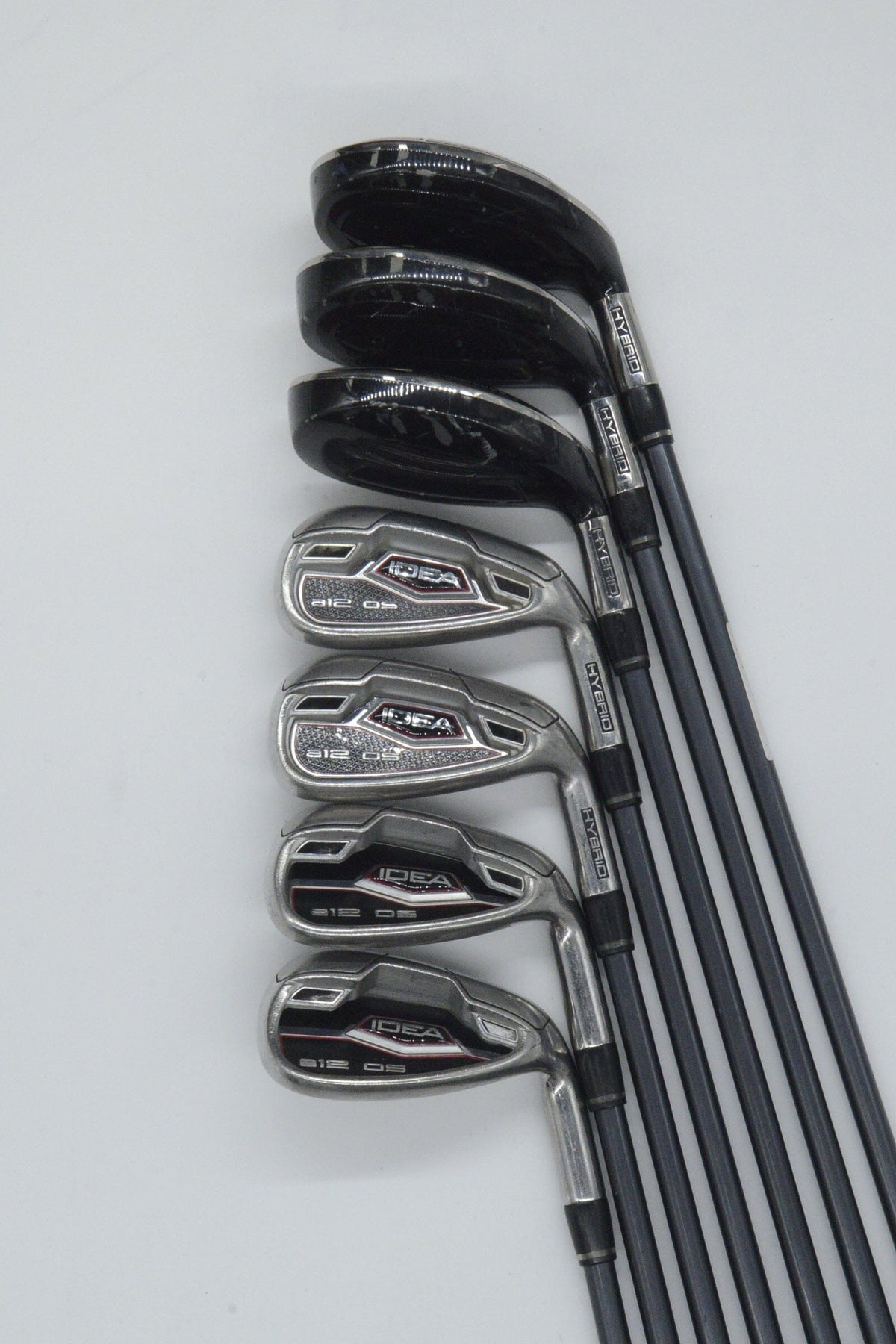 Adams Idea A12OS Hybrid 4H-6H, 7-PW Iron Set SR Flex Std Length Golf Clubs GolfRoots