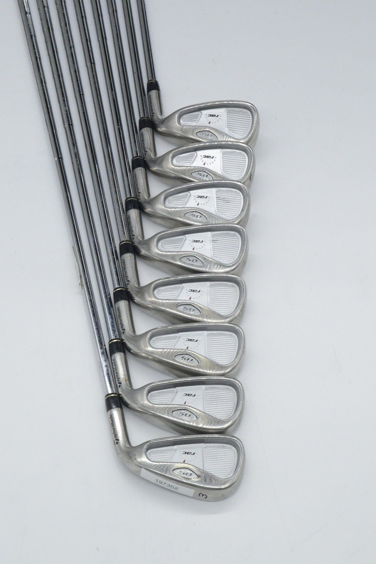 TaylorMade Rac OS 3-PW Iron Set R Flex +0.25" Golf Iron Sets TaylorMade