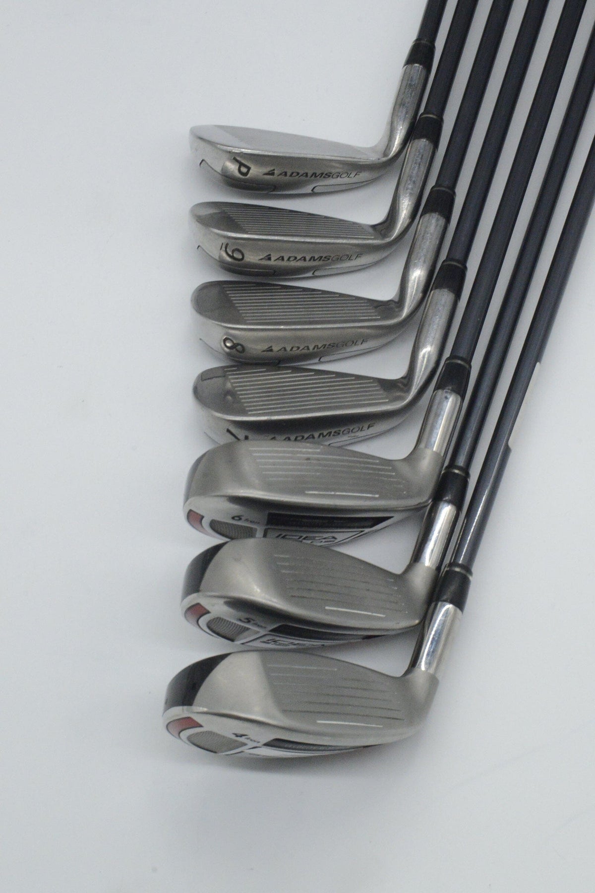 Adams Idea A12OS Hybrid 4H-6H, 7-PW Iron Set SR Flex Std Length Golf Clubs GolfRoots