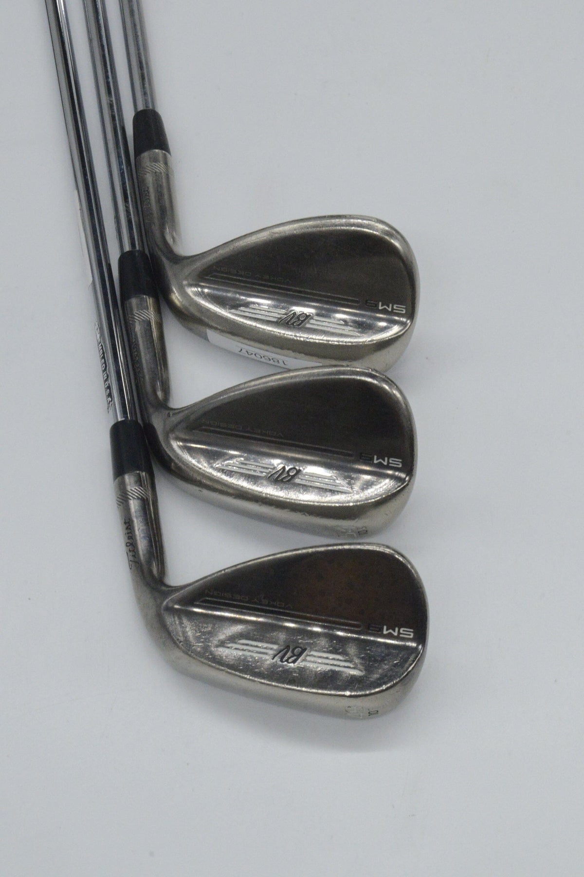Titleist Vokey SM9 Brushed Steel 48, 54, 58 Degree Wedge Set S Flex Golf Clubs GolfRoots