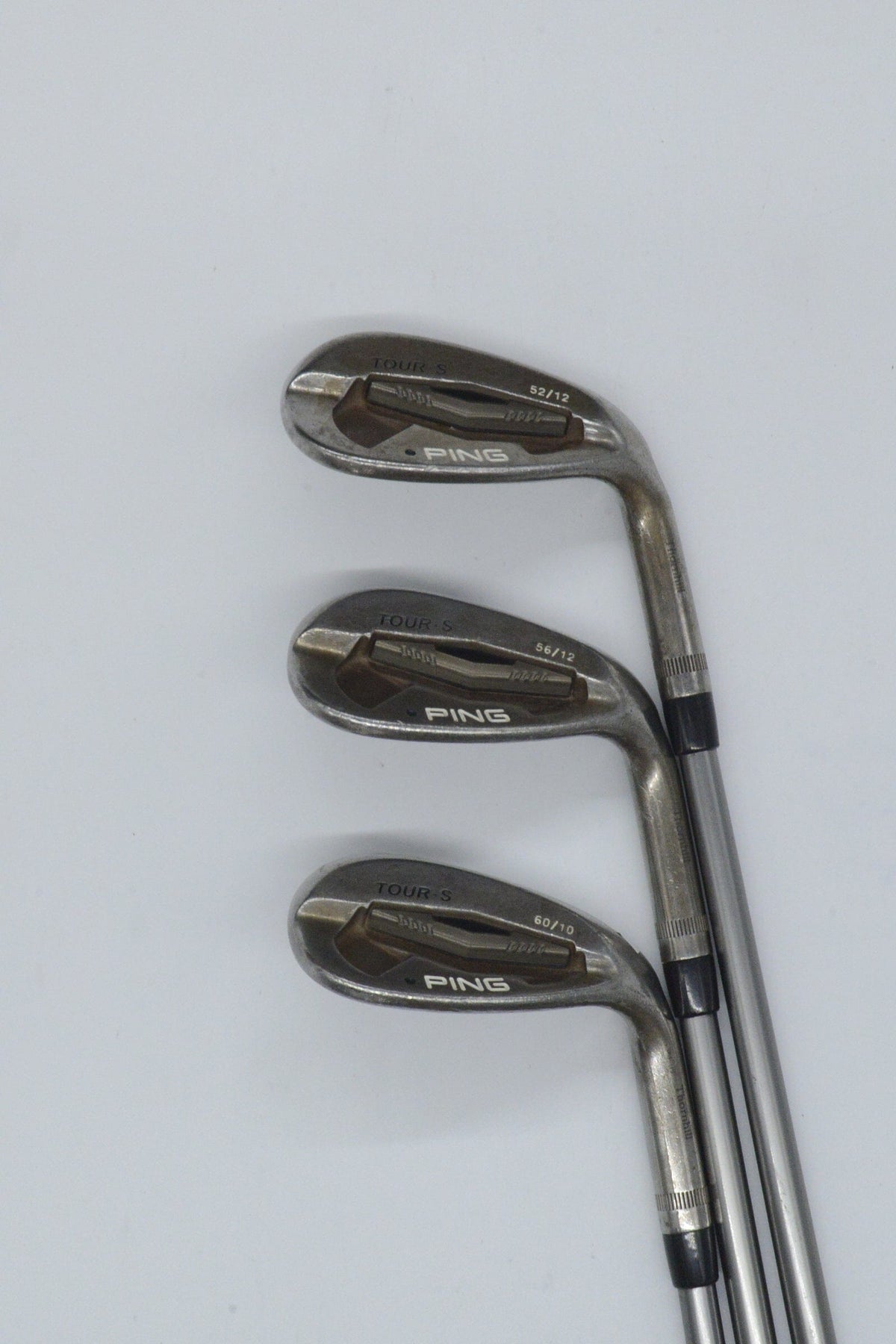 Ping Tour-S Rustique 52, 56, 60 Degree Wedge Set S Flex Golf Clubs GolfRoots