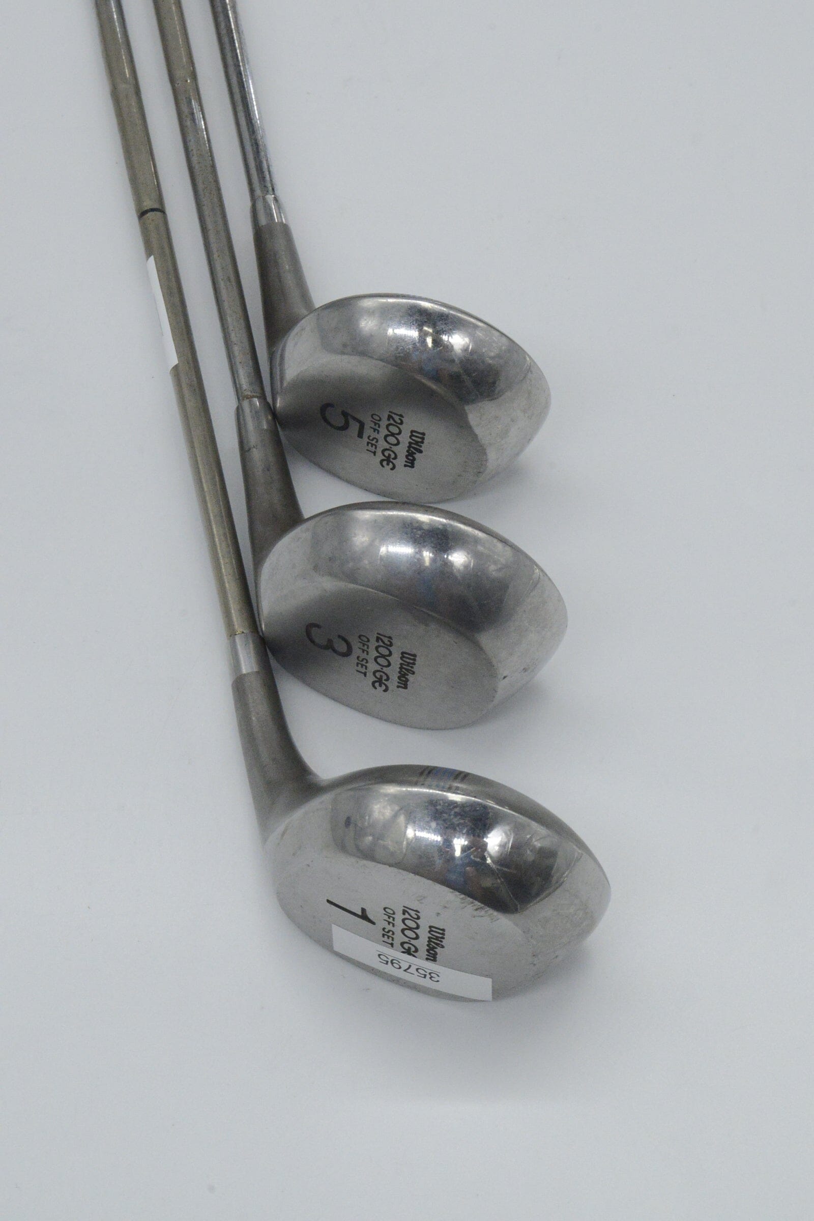 Wilson 1200 GC D, 3W, 5W Wood Set R Flex Golf Clubs GolfRoots