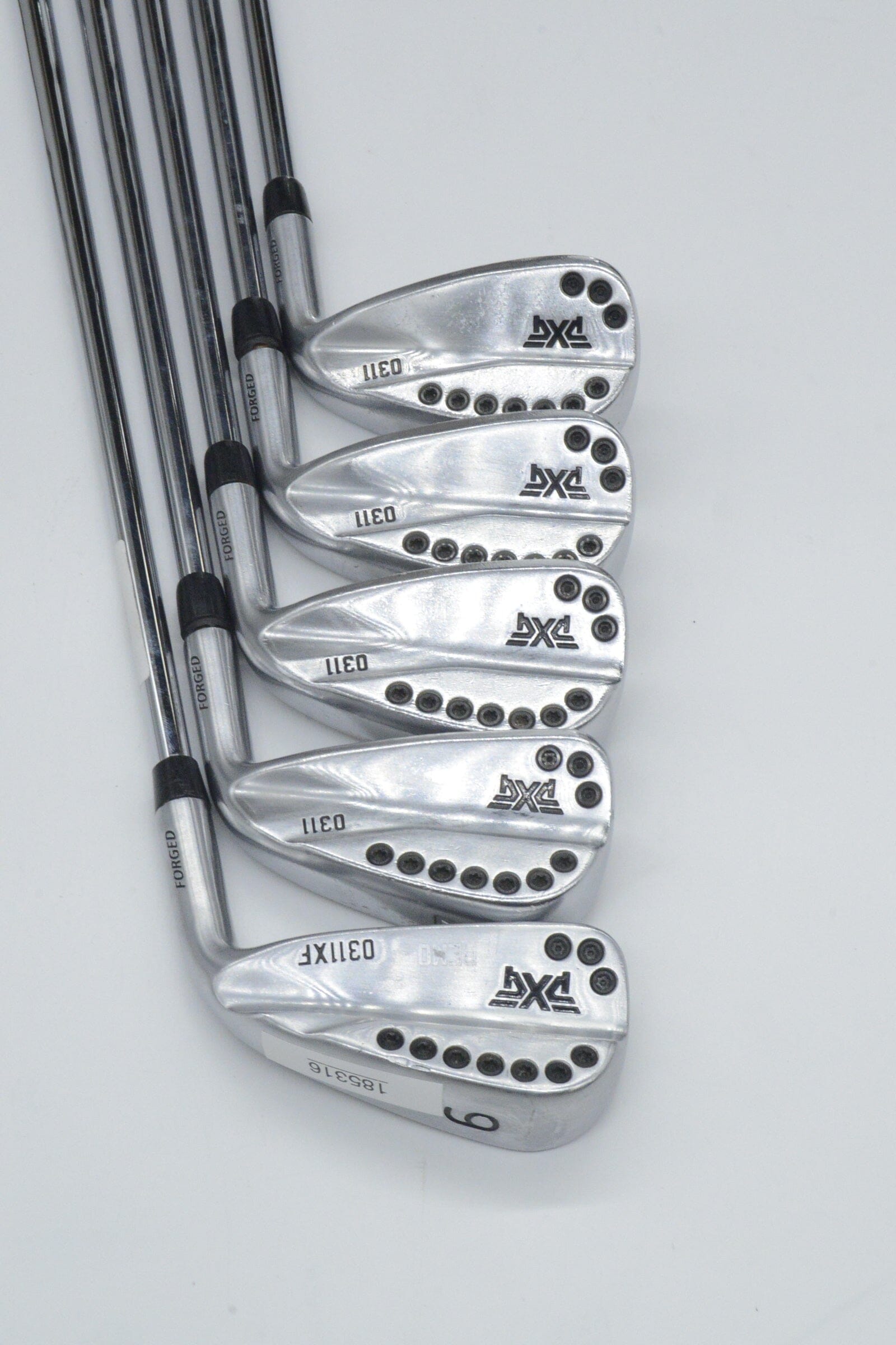 PXG 0311 Chrome/ 0311 XF Combo 6-PW Iron Set S Flex -0.5" Golf Clubs GolfRoots