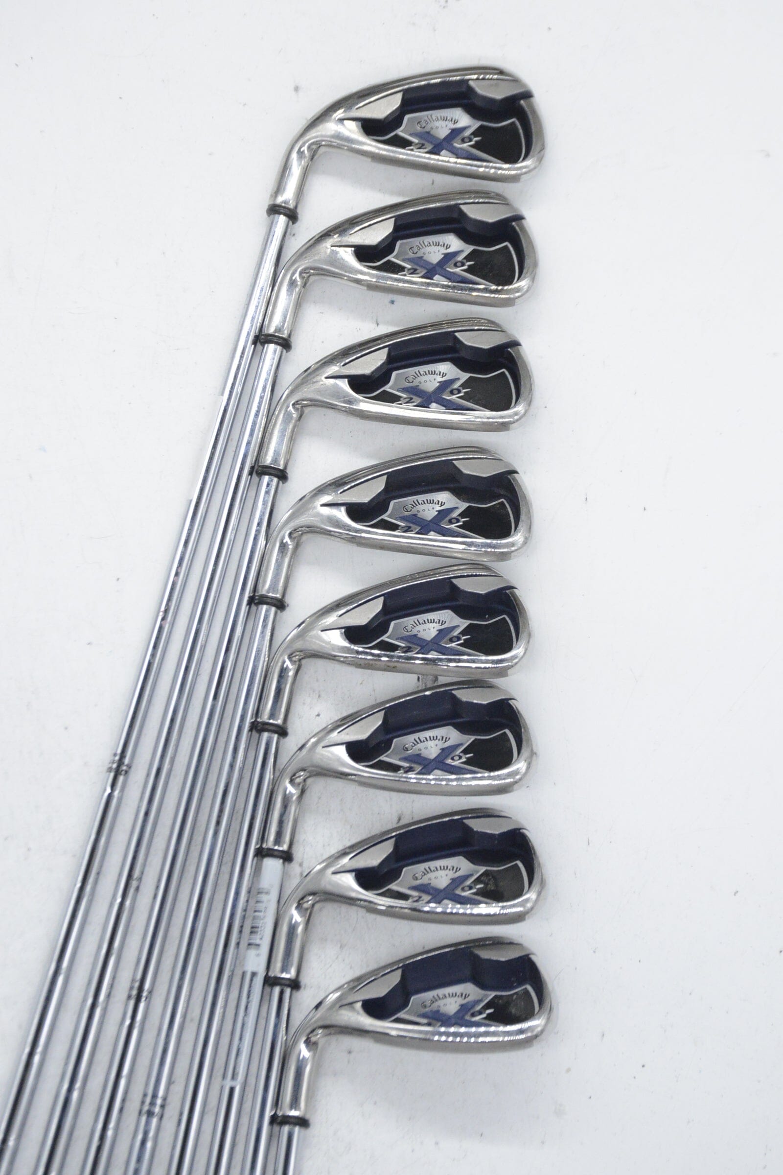 Lefty Callaway X-20 3-PW Iron Set Uniflex Std Length Golf Clubs GolfRoots