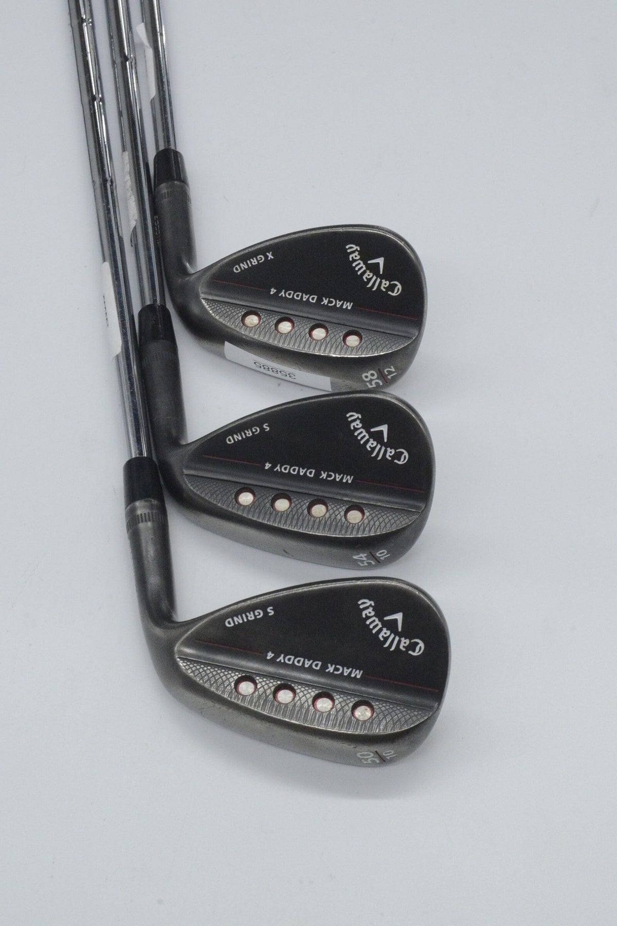 Callaway Mack Daddy 4 Black Nickel 50, 54, 58 Degree Wedge Set S Flex Golf Clubs GolfRoots