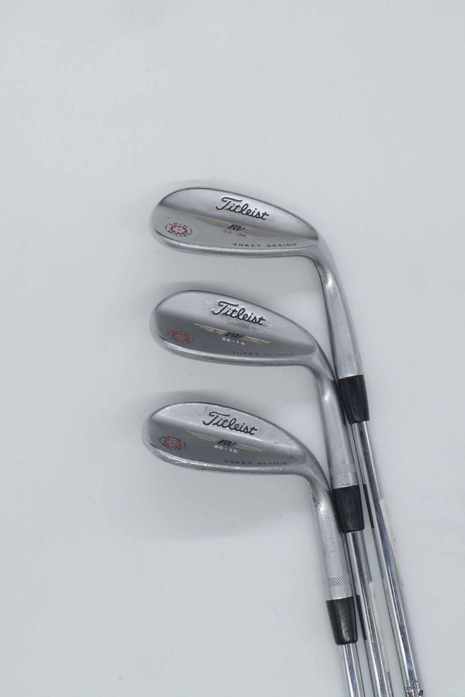Titleist Vokey Spin Milled 52, 56, 60 Degree Wedge Set Wedge Flex