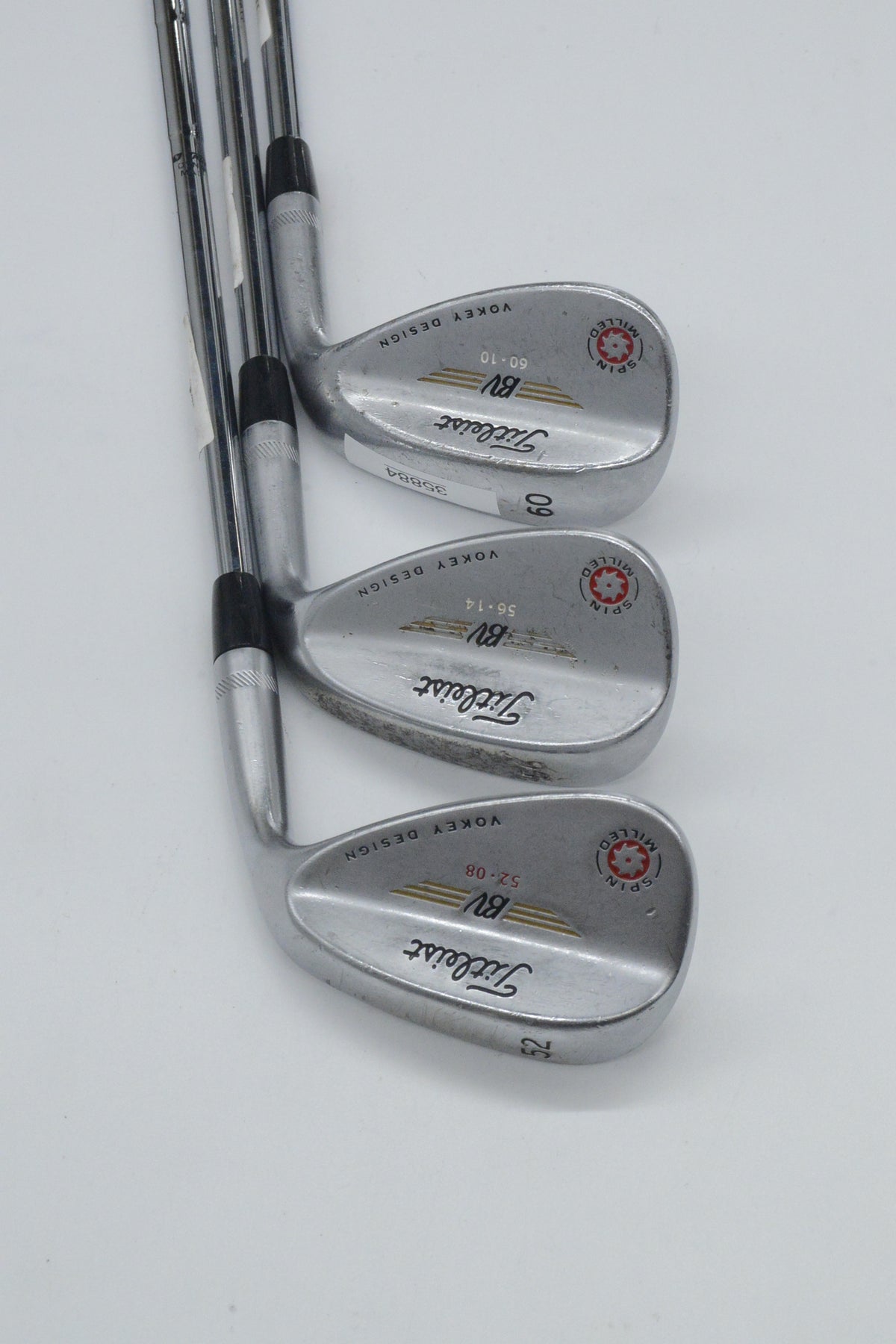 Titleist Vokey Spin Milled 52, 56, 60 Degree Wedge Set Wedge Flex