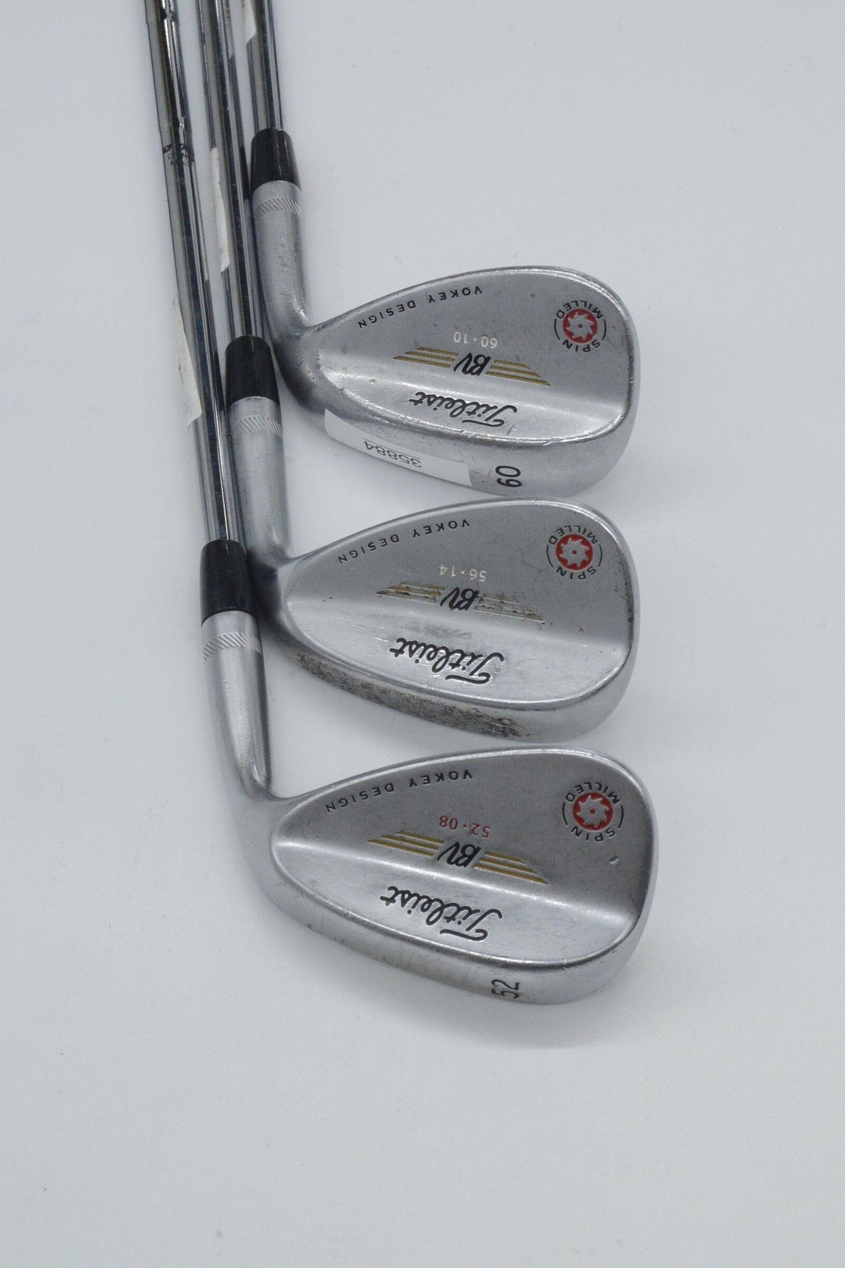 Titleist Vokey Spin Milled 52, 56, 60 Degree Wedge Set Wedge Flex Golf Clubs GolfRoots