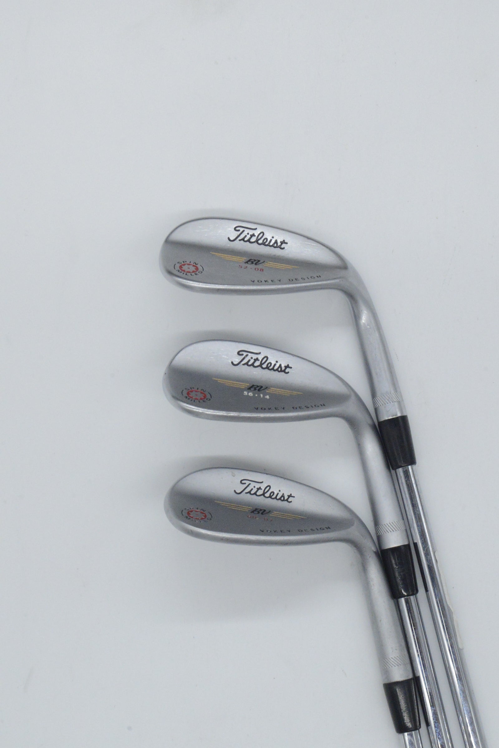 Titleist Vokey Spin Milled 52, 56, 60 Degree Wedge Set Wedge Flex