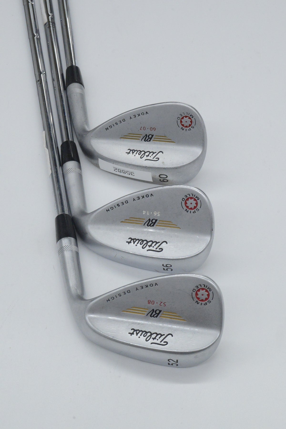Titleist Vokey Spin Milled 52, 56, 60 Degree Wedge Set Wedge Flex