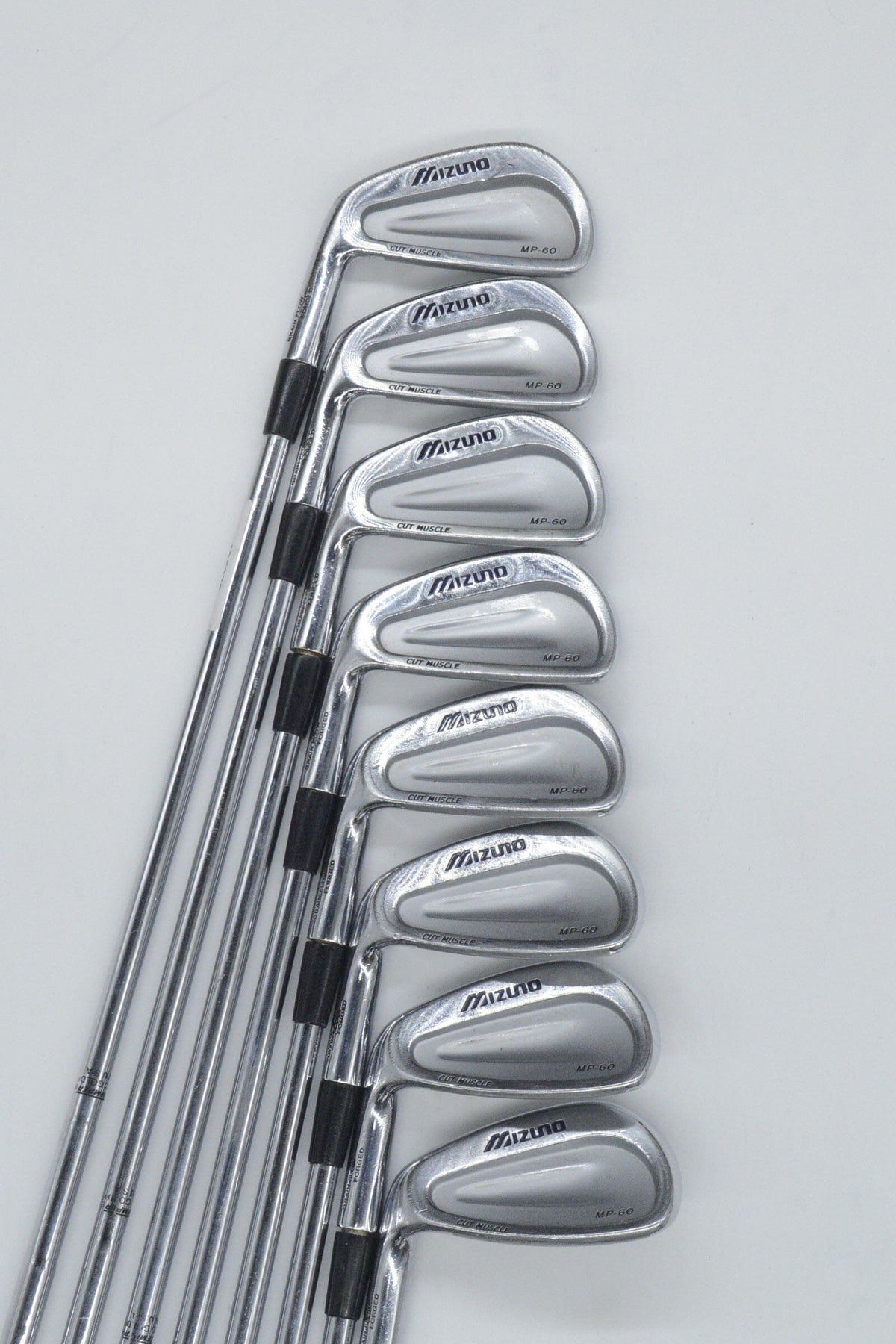 Lefty Mizuno MP-60 3-PW Iron Set S Flex +0.5" Golf Clubs GolfRoots