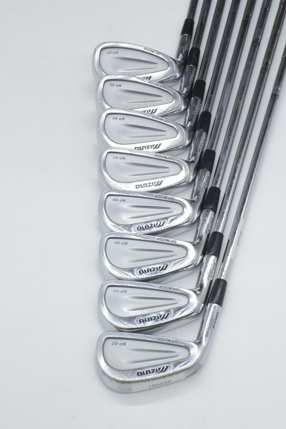 Lefty Mizuno MP-60 3-PW Iron Set S Flex +0.5" Golf Clubs GolfRoots