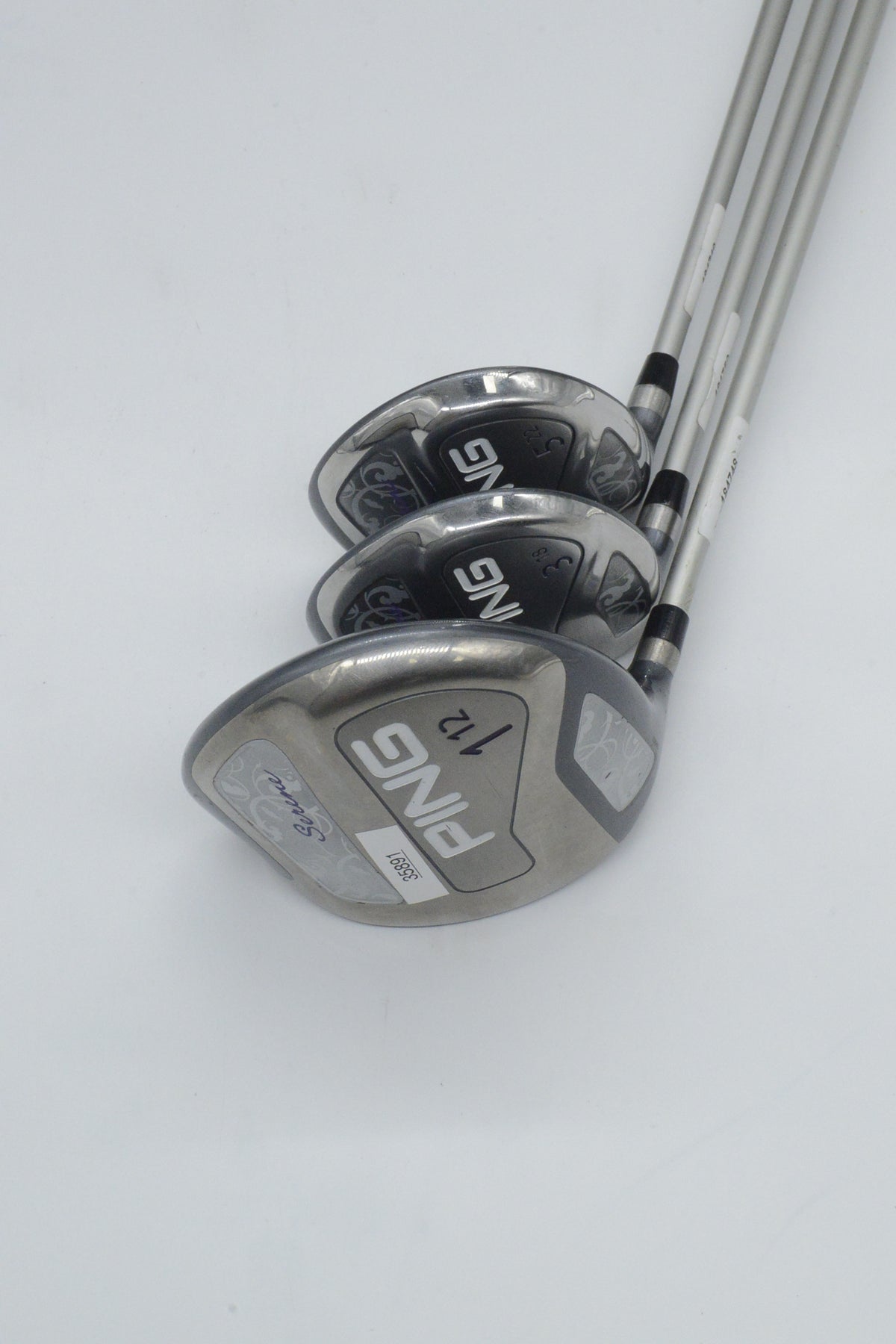 Women's Lefty Ping Serene D, 3W, 5W Wood Set W Flex
