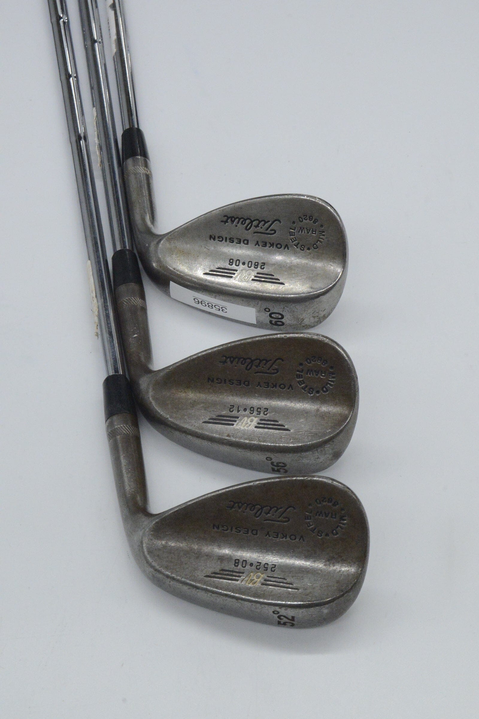 Titleist Vokey Raw 200 Series 52, 56, 60 Degree Wedge Set Wedge Flex