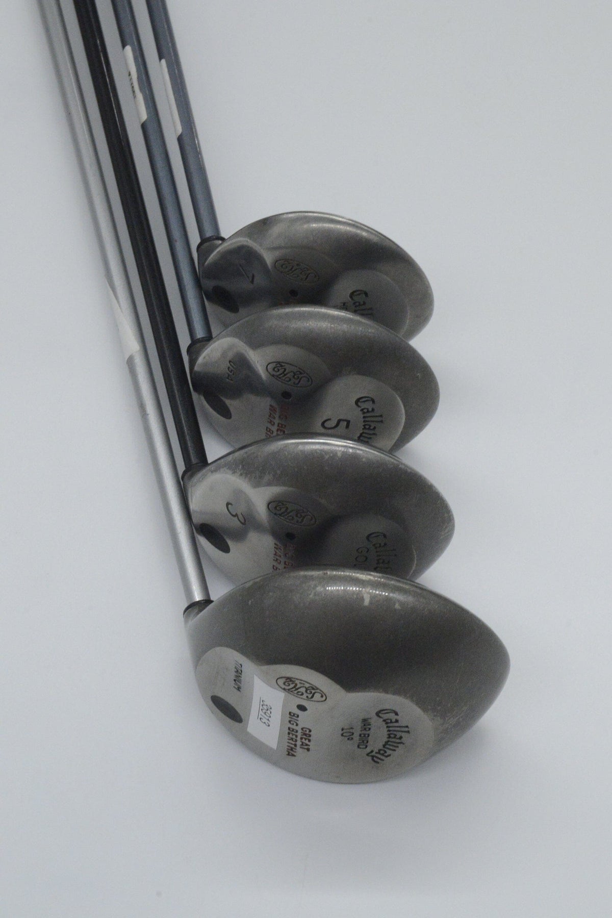 Callaway Big Bertha War Bird D, 3W, 5W, 7W Wood Set R Flex Golf Clubs GolfRoots