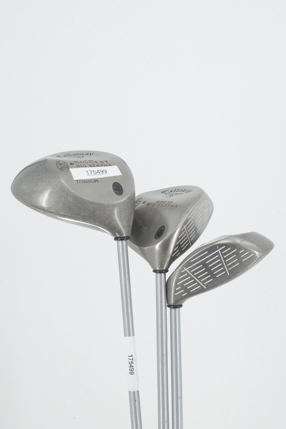 Callaway Biggest Big Bertha D, 3W, 5W Wood Set S Flex