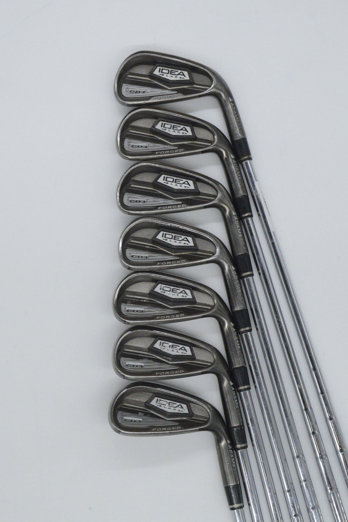 Adams Idea Black CB3 4-PW Iron Set S Flex +0.5" Golf Clubs GolfRoots