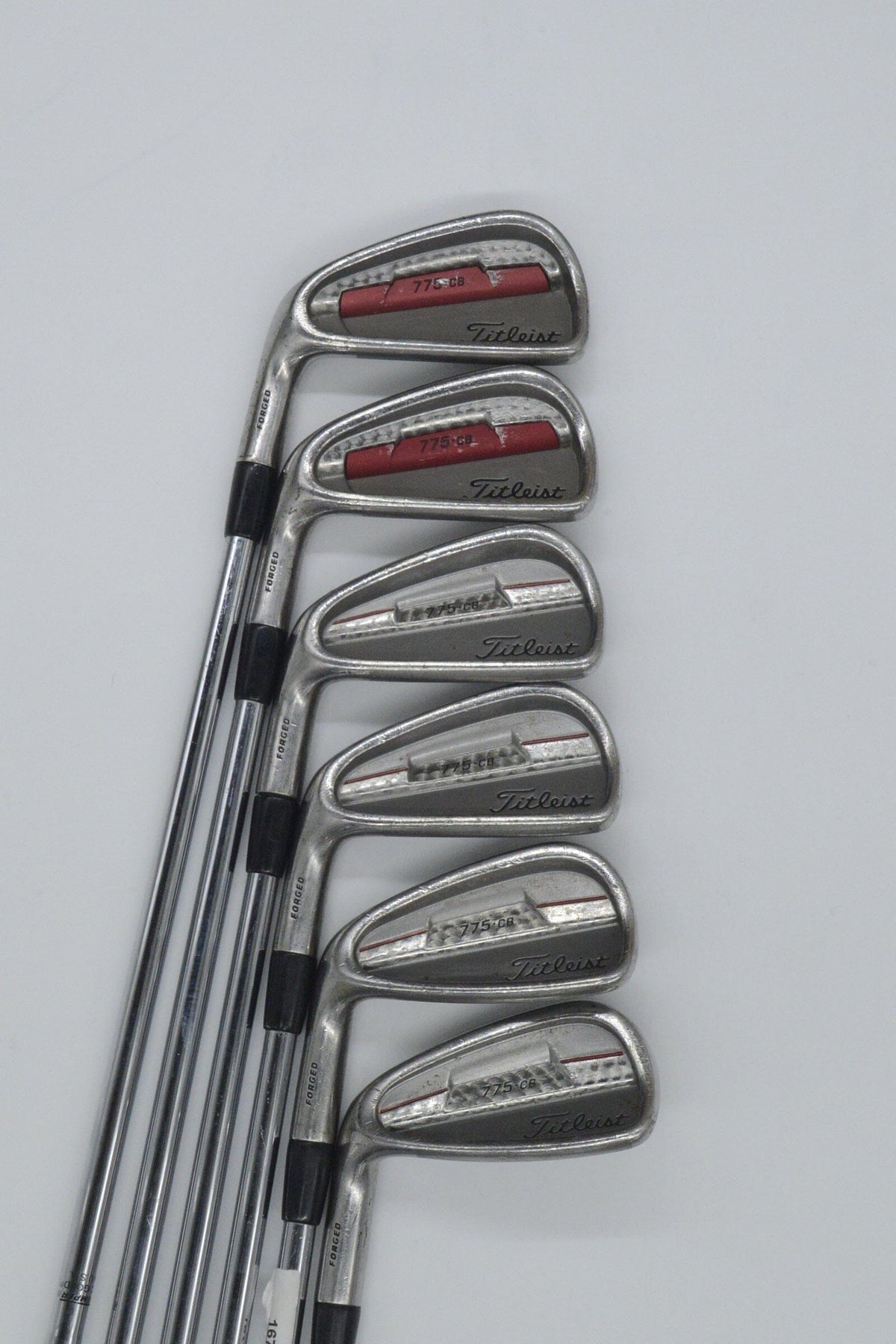 Lefty Titleist 775 CB Forged 4-9 Iron Set S Flex +0.75" Golf Clubs GolfRoots