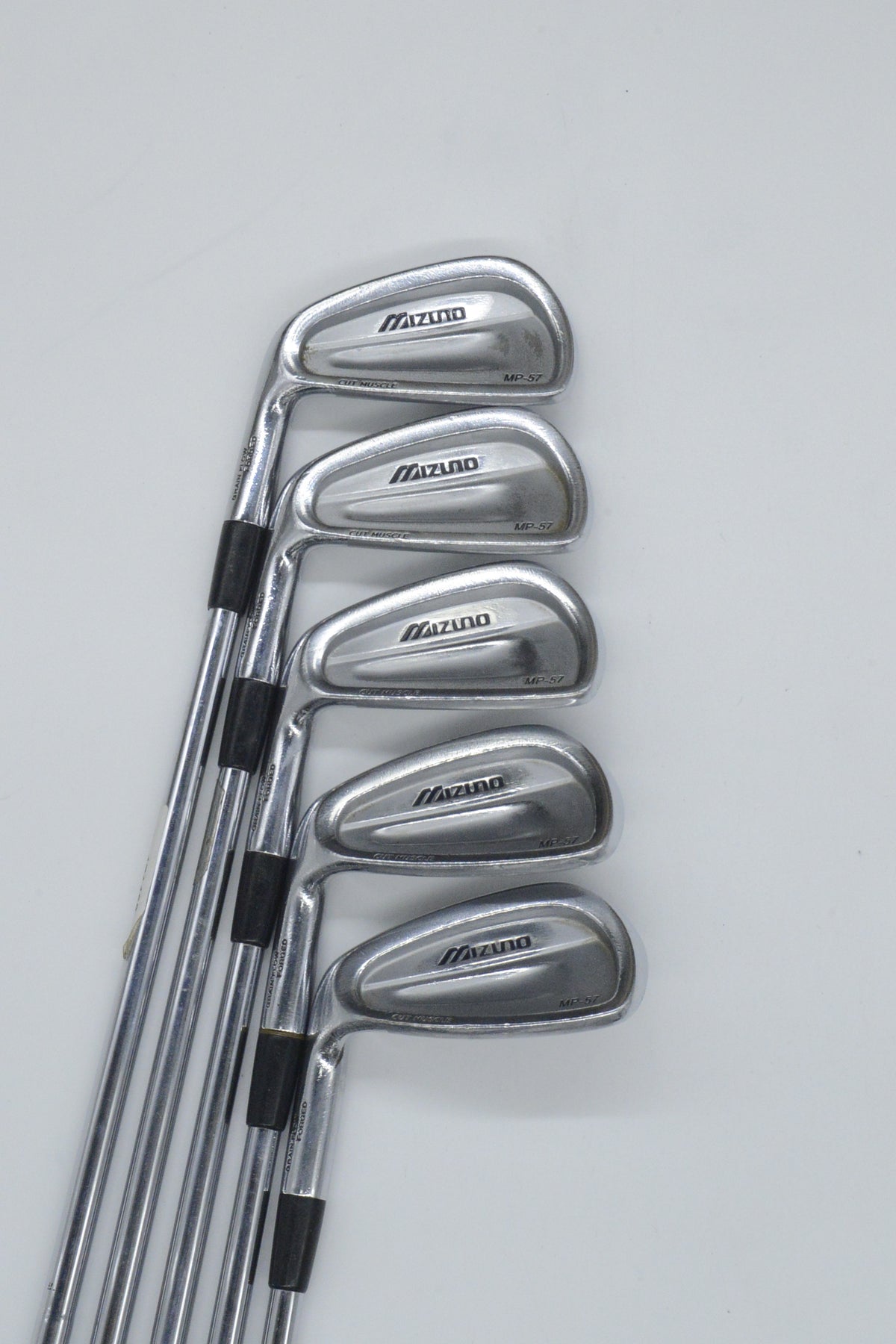 Lefty Mizuno MP-57 5-7, 9-PW Iron Set S Flex +0.5"