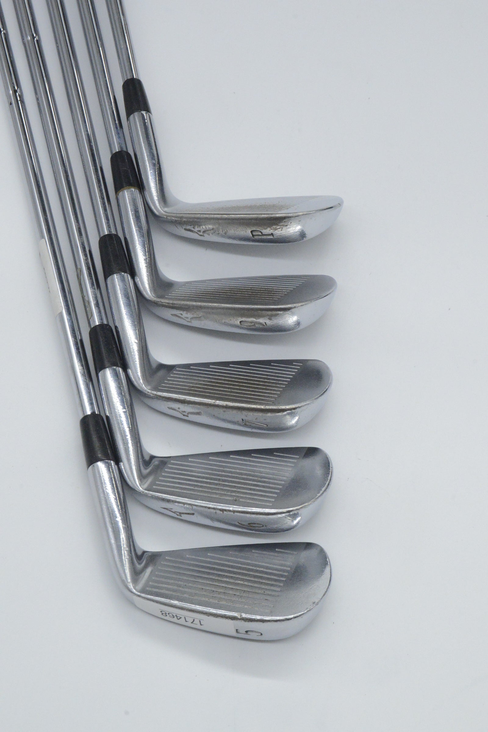 Lefty Mizuno MP-57 5-7, 9-PW Iron Set S Flex +0.5"