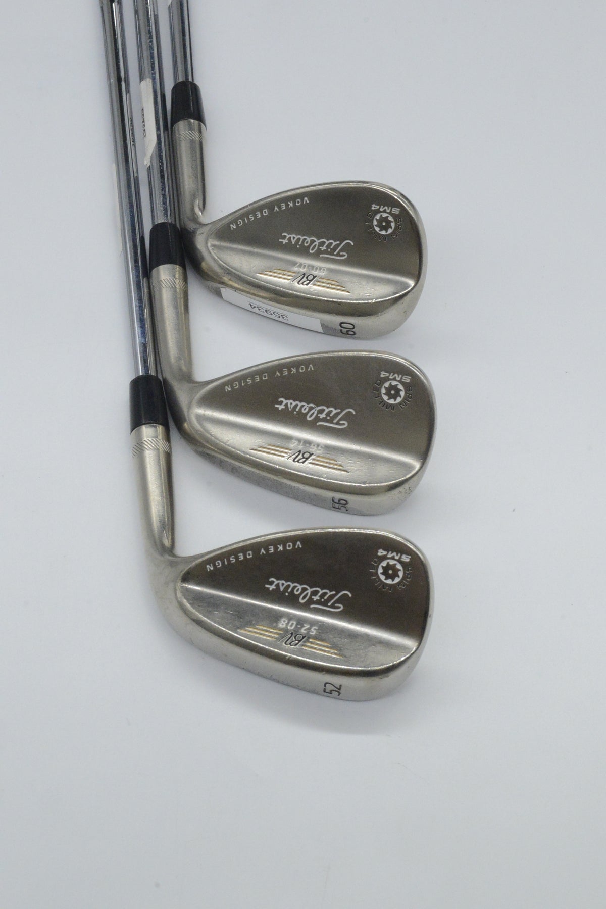 Titleist Vokey SM4 Black Nickel 52, 56, 60 Degree Wedge Set Wedge Flex