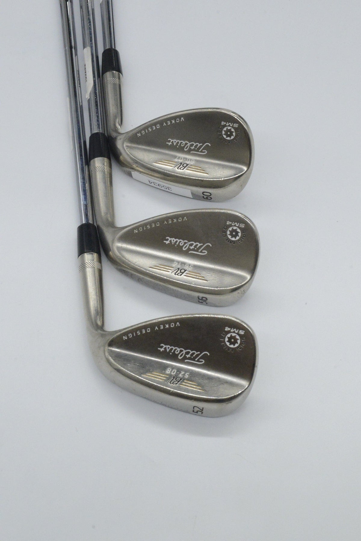 Titleist Vokey SM4 Black Nickel 52, 56, 60 Degree Wedge Set Wedge Flex Golf Clubs GolfRoots