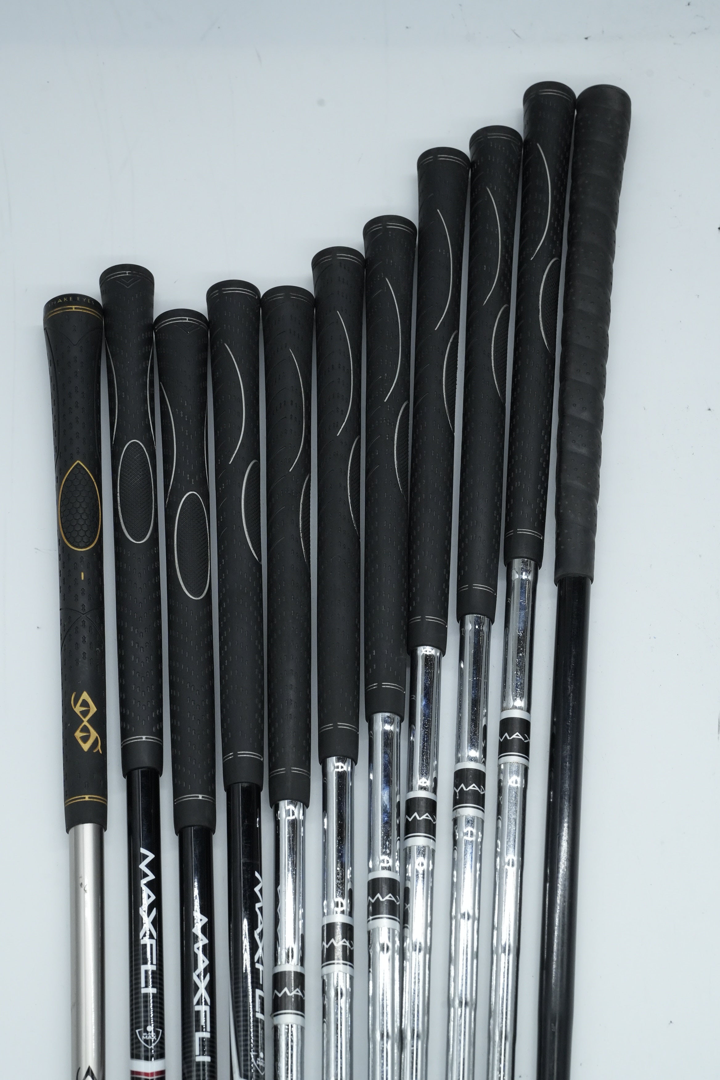 Lefty MaxFli Black Max (No 9 Iron) Mixed Full Set R Flex +0.25"