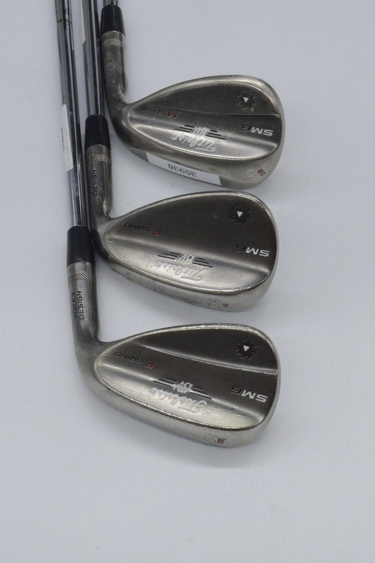 Titleist Vokey SM6 Steel Gray 52, 56, 60 Degree Wedge Set Wedge Flex Golf Clubs GolfRoots