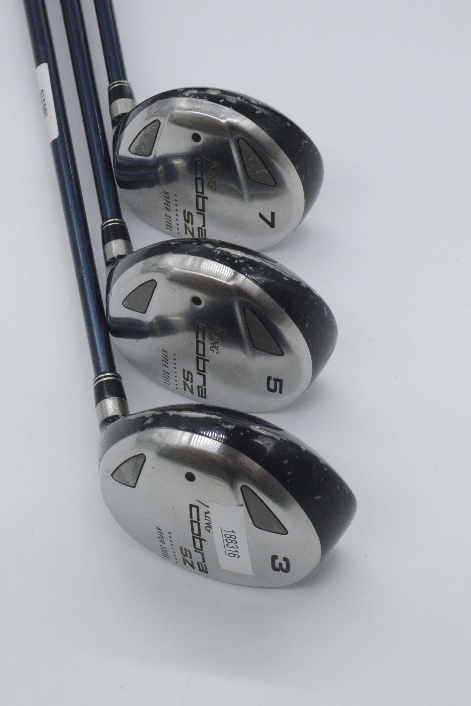 Cobra SZ 3W, 5W, 7W Wood Set S Flex Golf Clubs GolfRoots