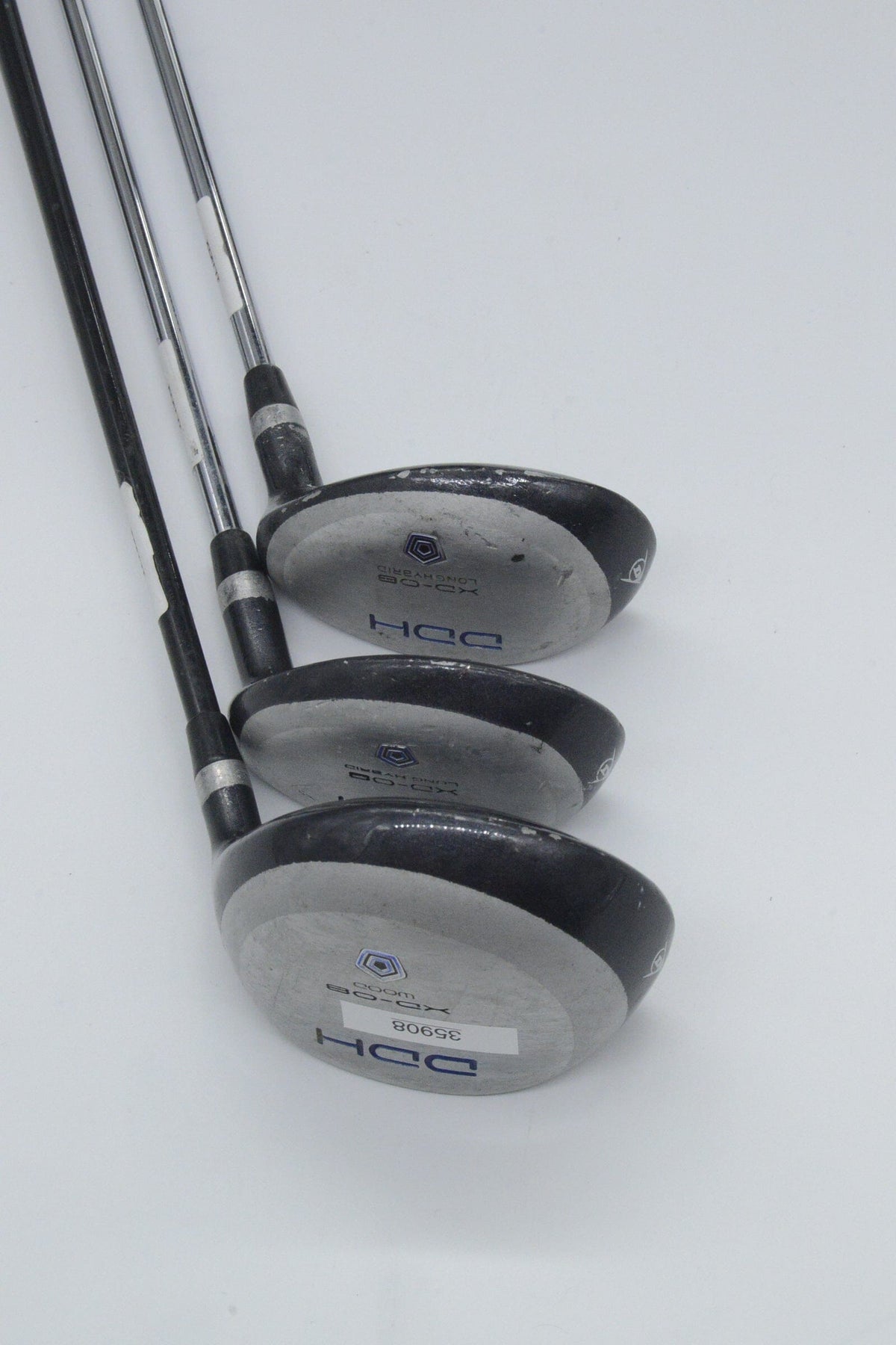 MaxFli Dunlop DDH XD-08 3W, 3H, 4H Hybrid R Flex Golf Clubs GolfRoots