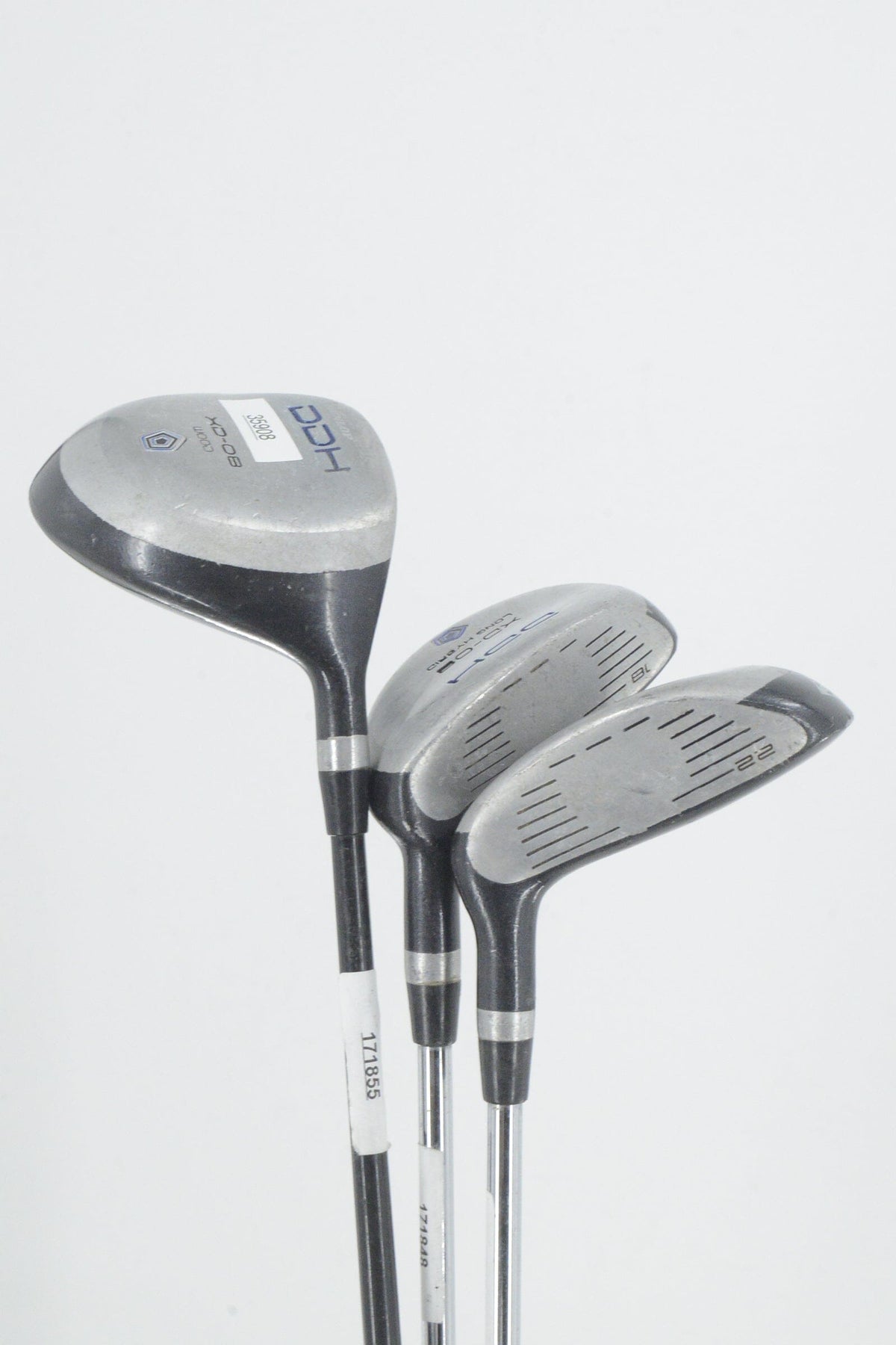 MaxFli Dunlop DDH XD-08 3W, 3H, 4H Hybrid R Flex Golf Clubs GolfRoots