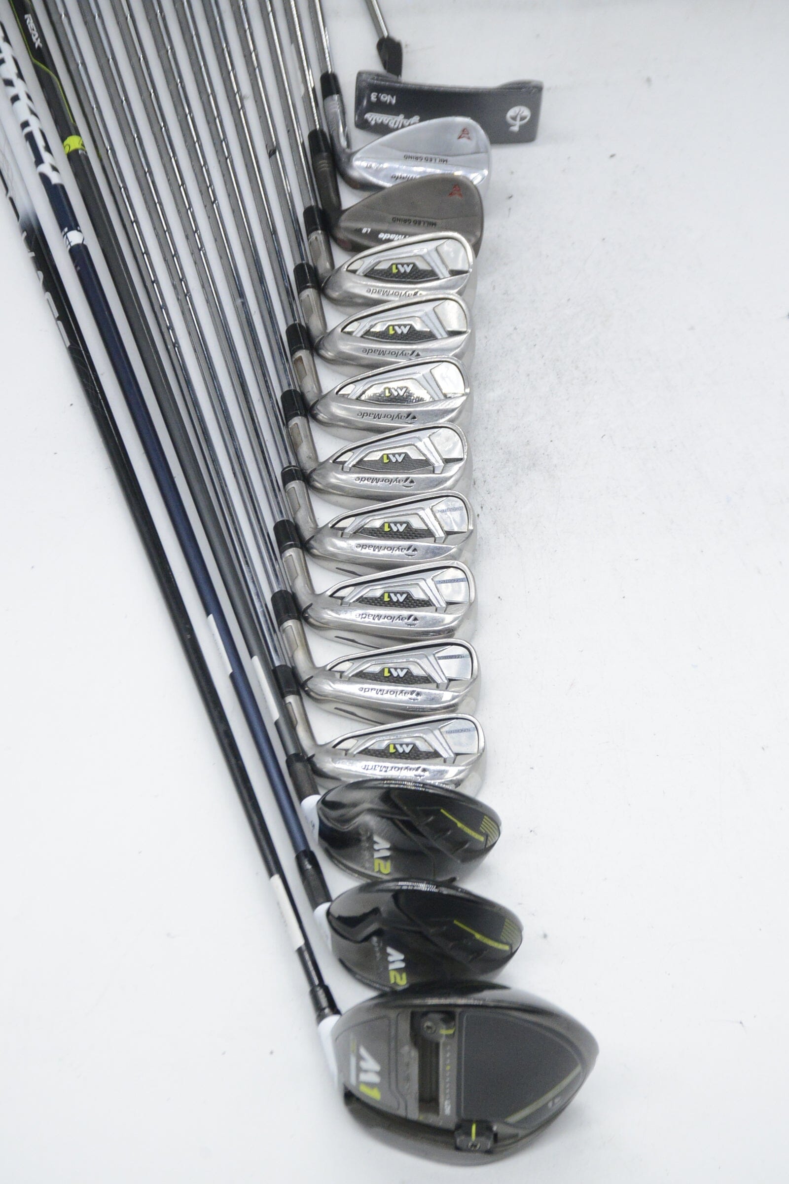 TaylorMade M1 Mixed Full Set S Flex +0.5" Golf Clubs GolfRoots