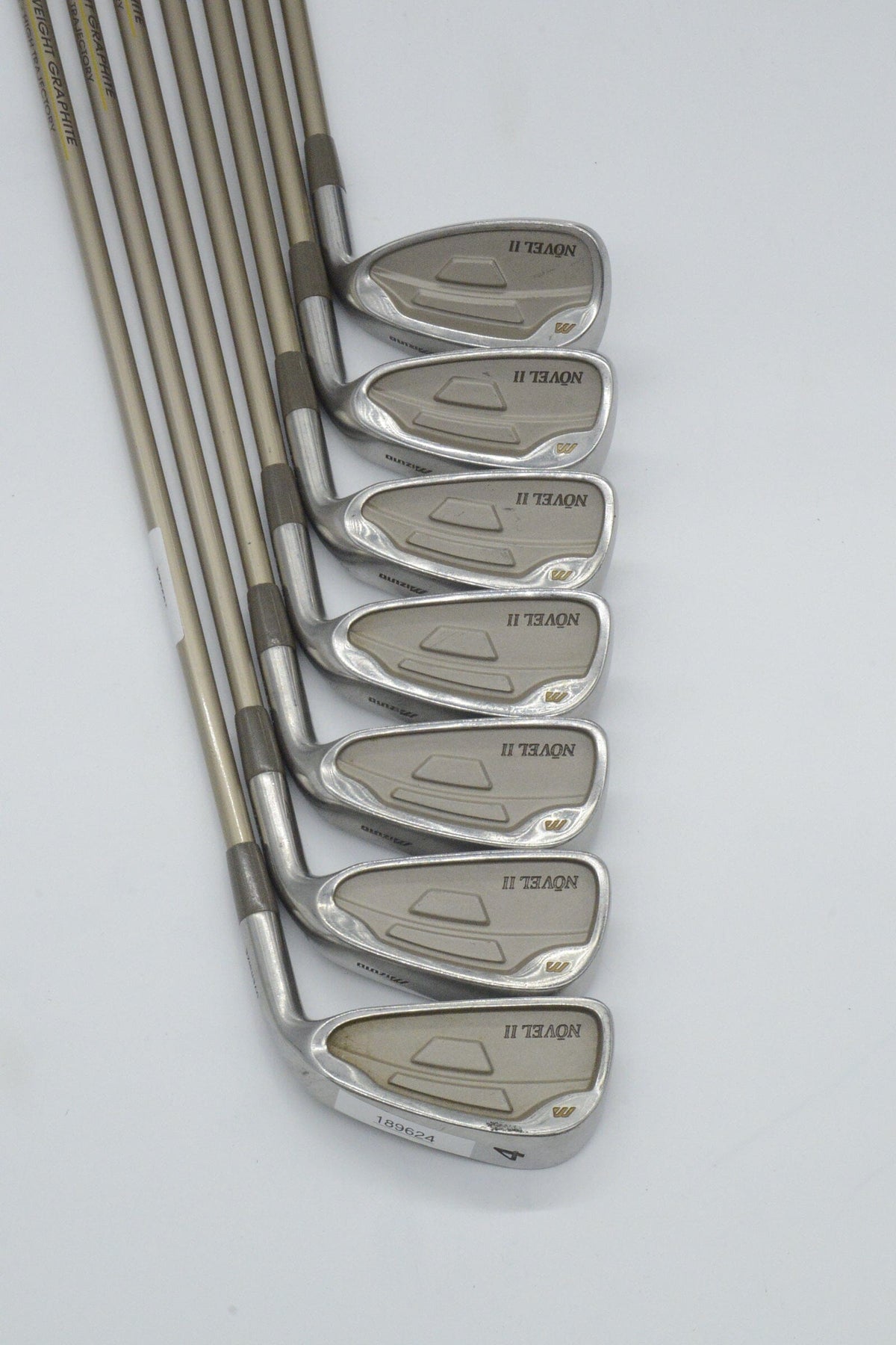 Women's Mizuno Novel II 4, 6-PW, SW Iron Set W Flex +0.25" Golf Clubs GolfRoots