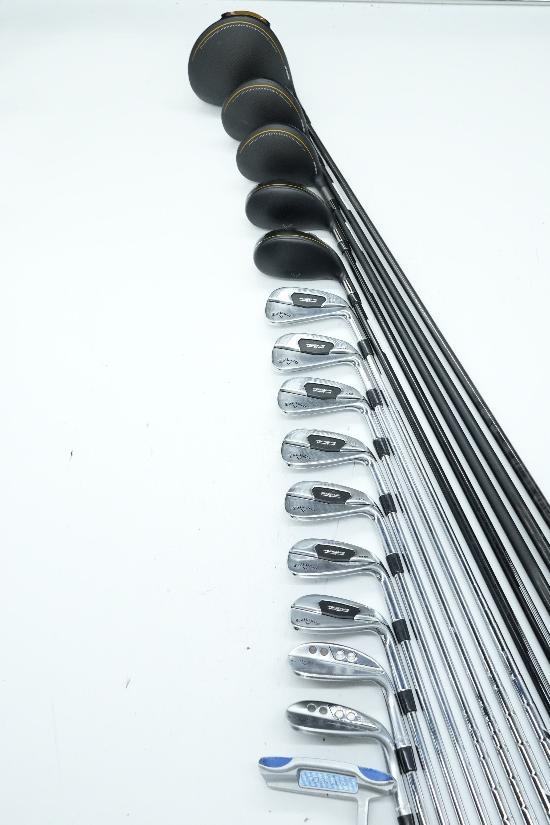 Callaway Rogue ST Pro Mixed Full Set R Flex -0.25" Golf Clubs GolfRoots