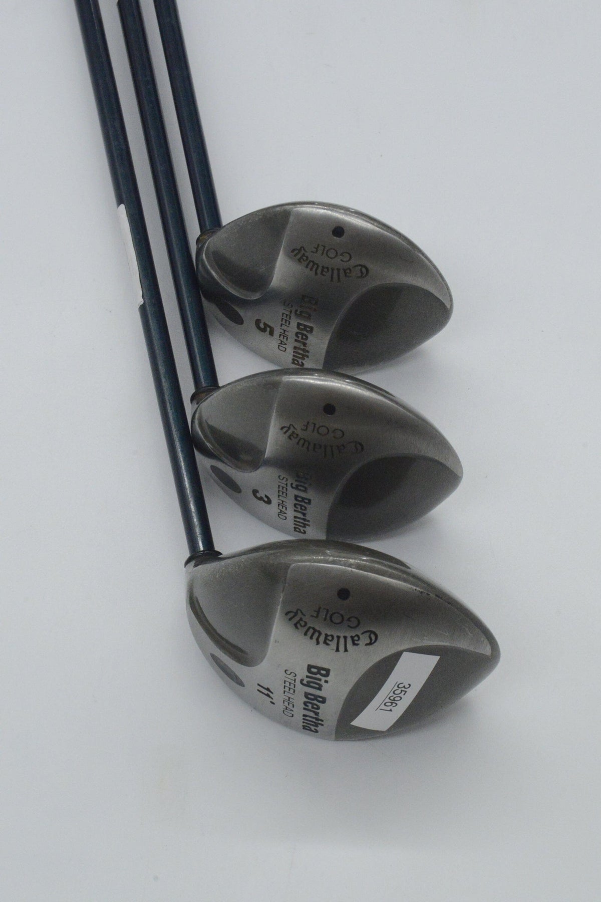 Women's Callaway Steelhead D, 3W, 5W Wood Set W Flex Golf Clubs GolfRoots
