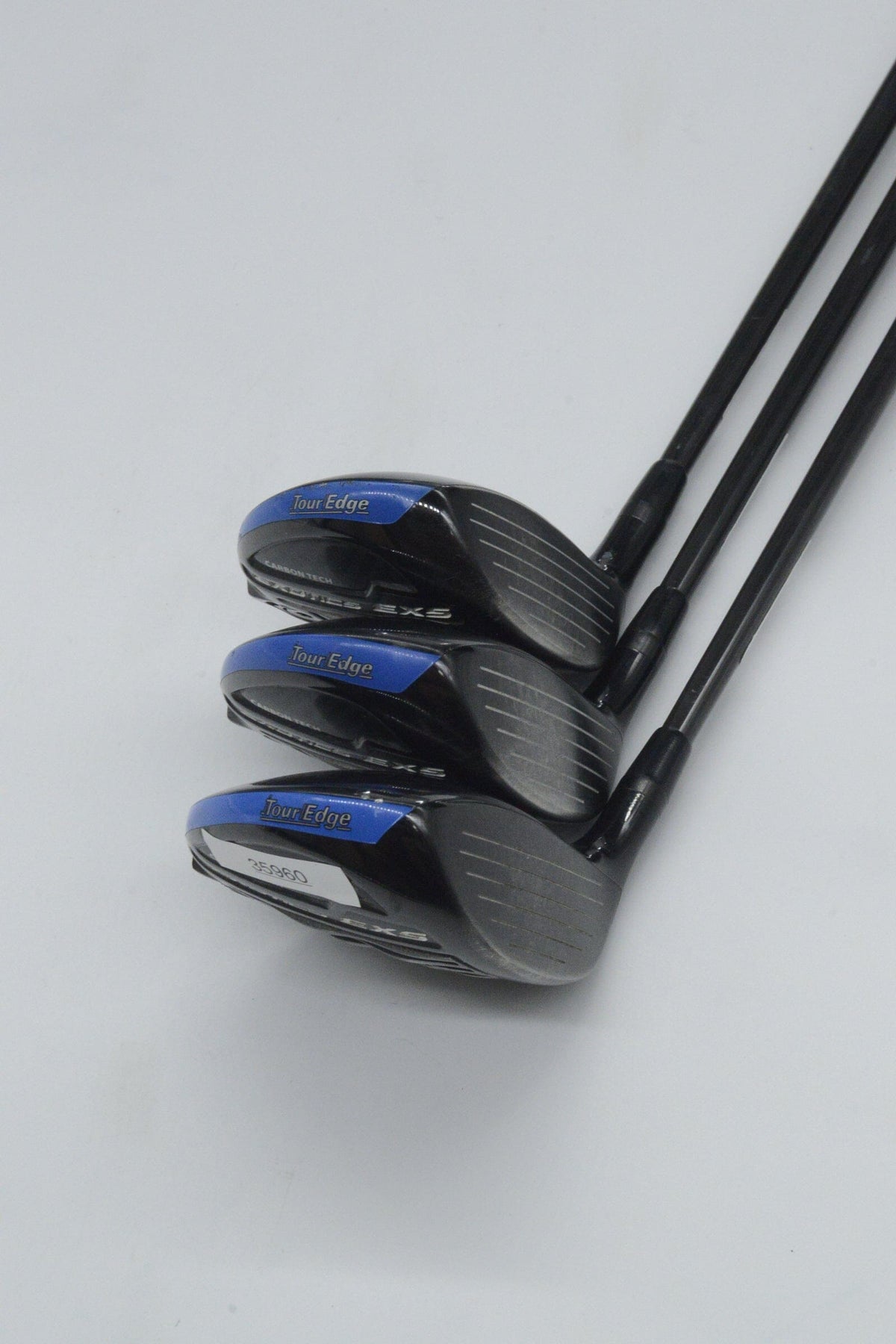 Tour Edge Exotics EXS 3W, 5W, 7W Wood Set R Flex Golf Clubs GolfRoots