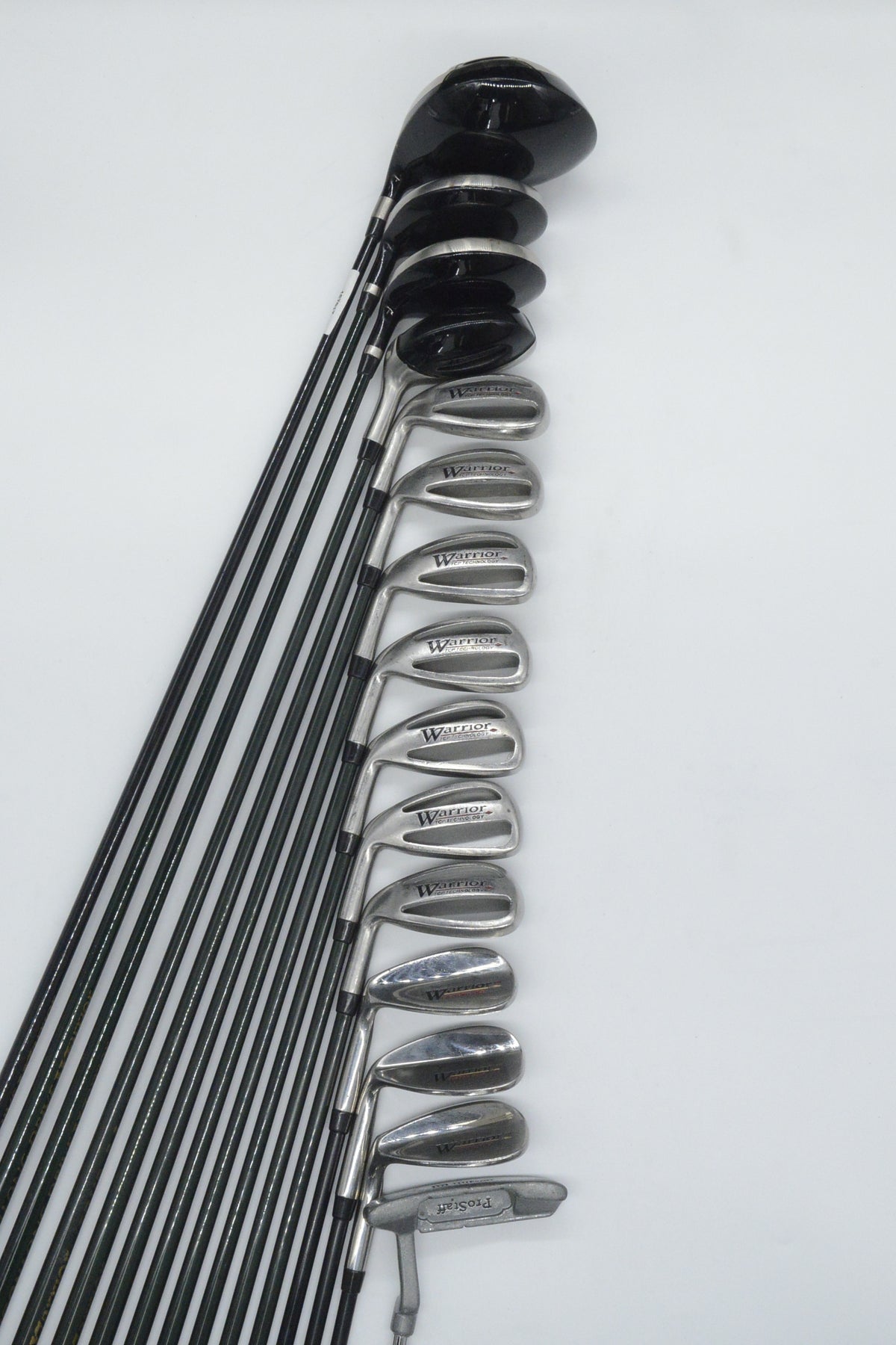 Lefty Warrior TCP Mixed Full Set S Flex +0.25"